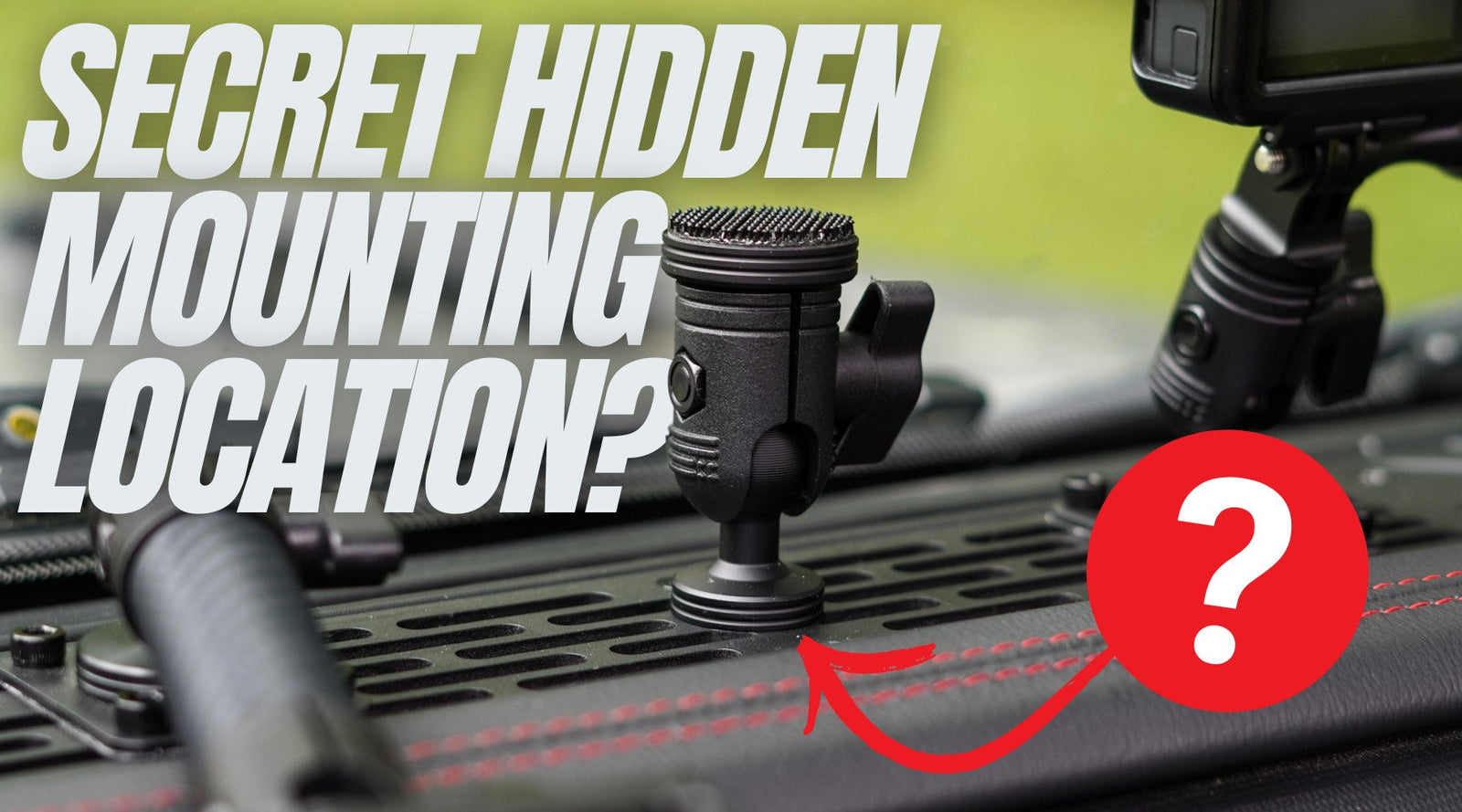 Secret Hidden Mounting Location on RubiGrid Dash Mounts