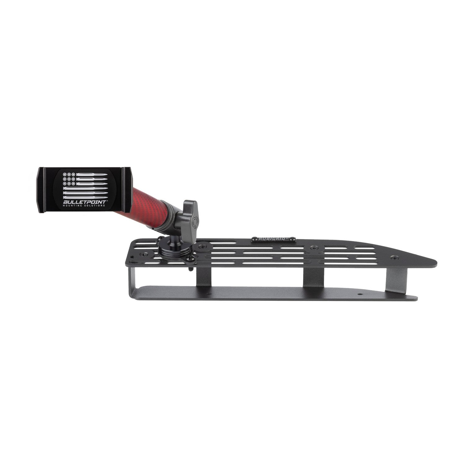 RubiGrid® 2022+ GMC Sierra + Chevrolet Silverado Dash Mount 13.4" Screen with Red Arms