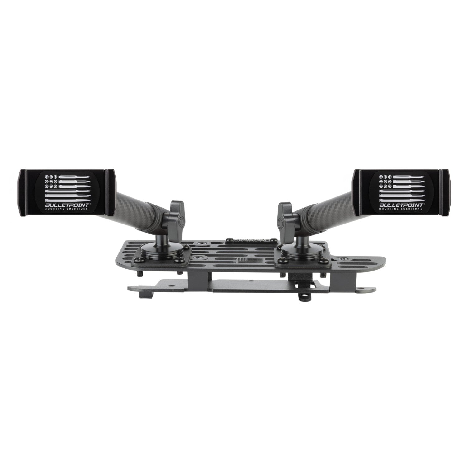 RubiGrid® V2 2019+ RAM Truck 1500/2500/3500/4500/5500 + TRX Dash Mount with Black Arms