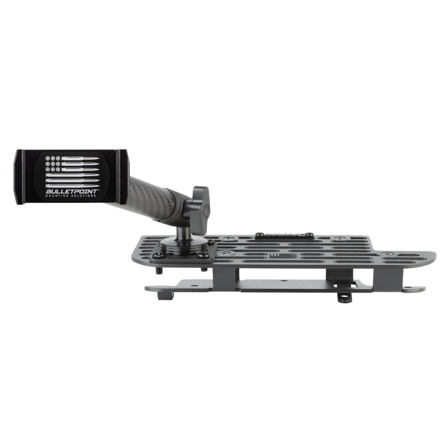 RubiGrid® V2 2019+ RAM Truck 1500/2500/3500/4500/5500 + TRX Dash Mount with Black Arms