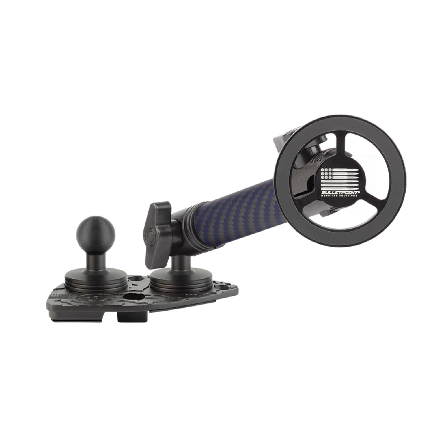 2021-2023 Jeep Wrangler 4xe Dual Ball Dash Mount Phone Holder Passenger Side