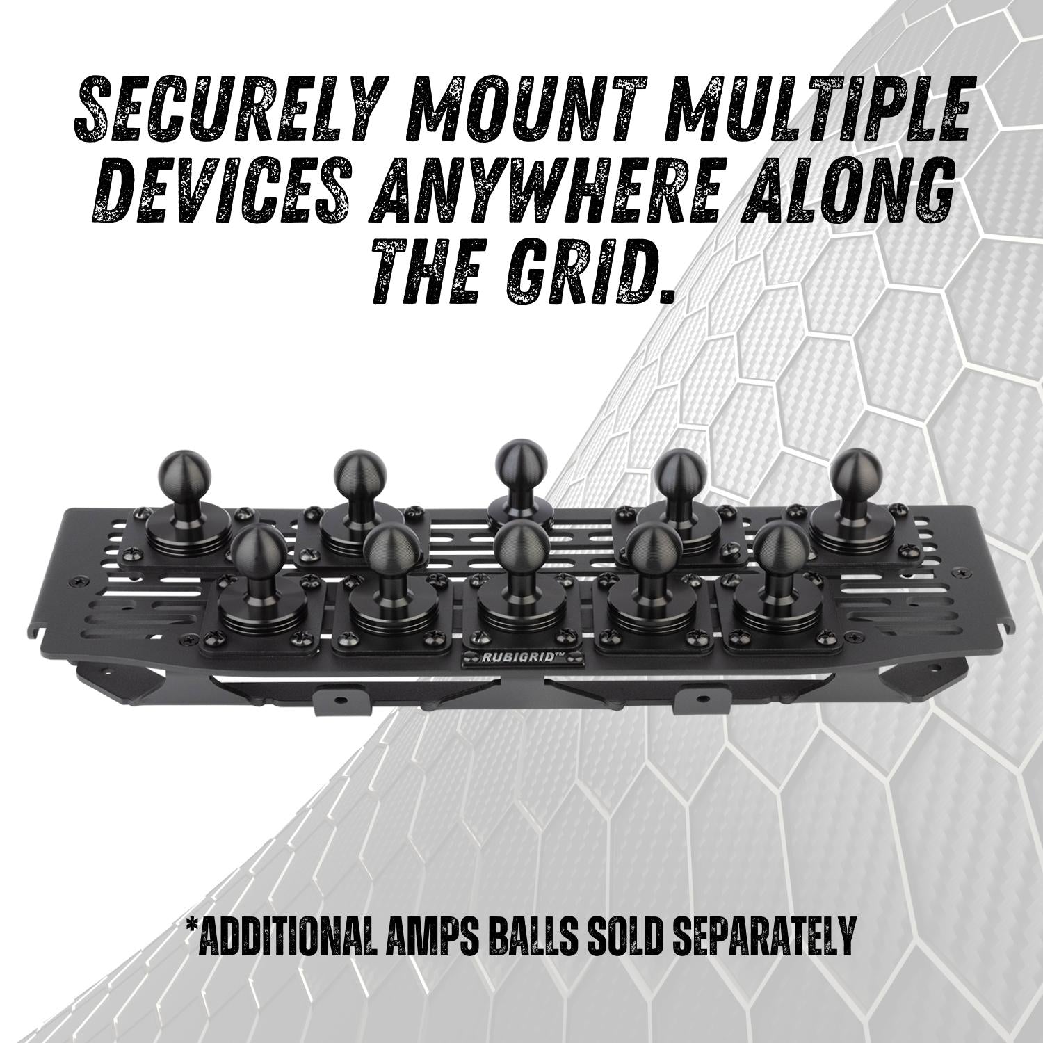 RubiGrid® 2021-2026 Ford F-150 & Raptor Phone Holder Multi-Device Dash Mount
