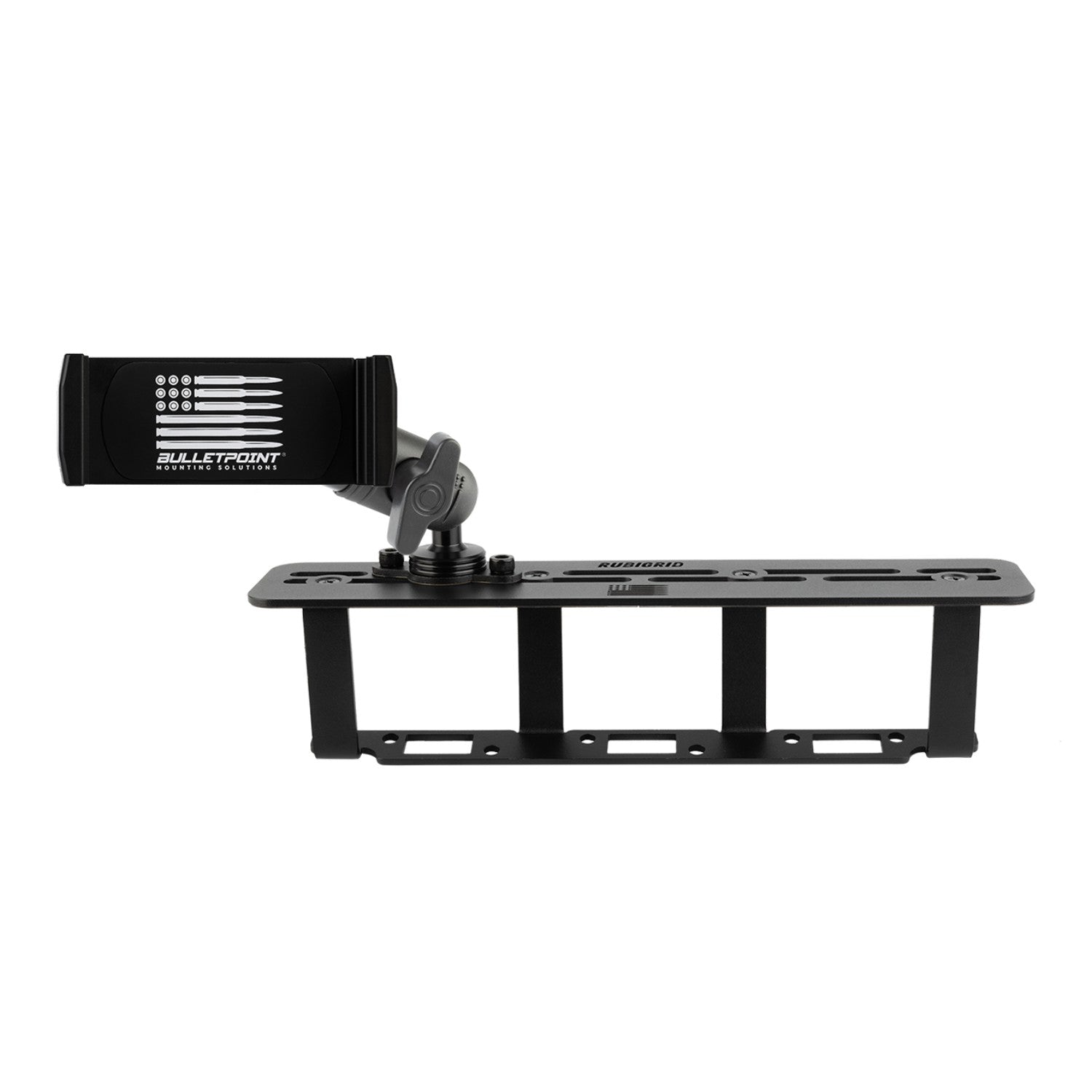 2023+ Ford Super Duty RubiGrid® Center Console Mount Phone + Device Holder