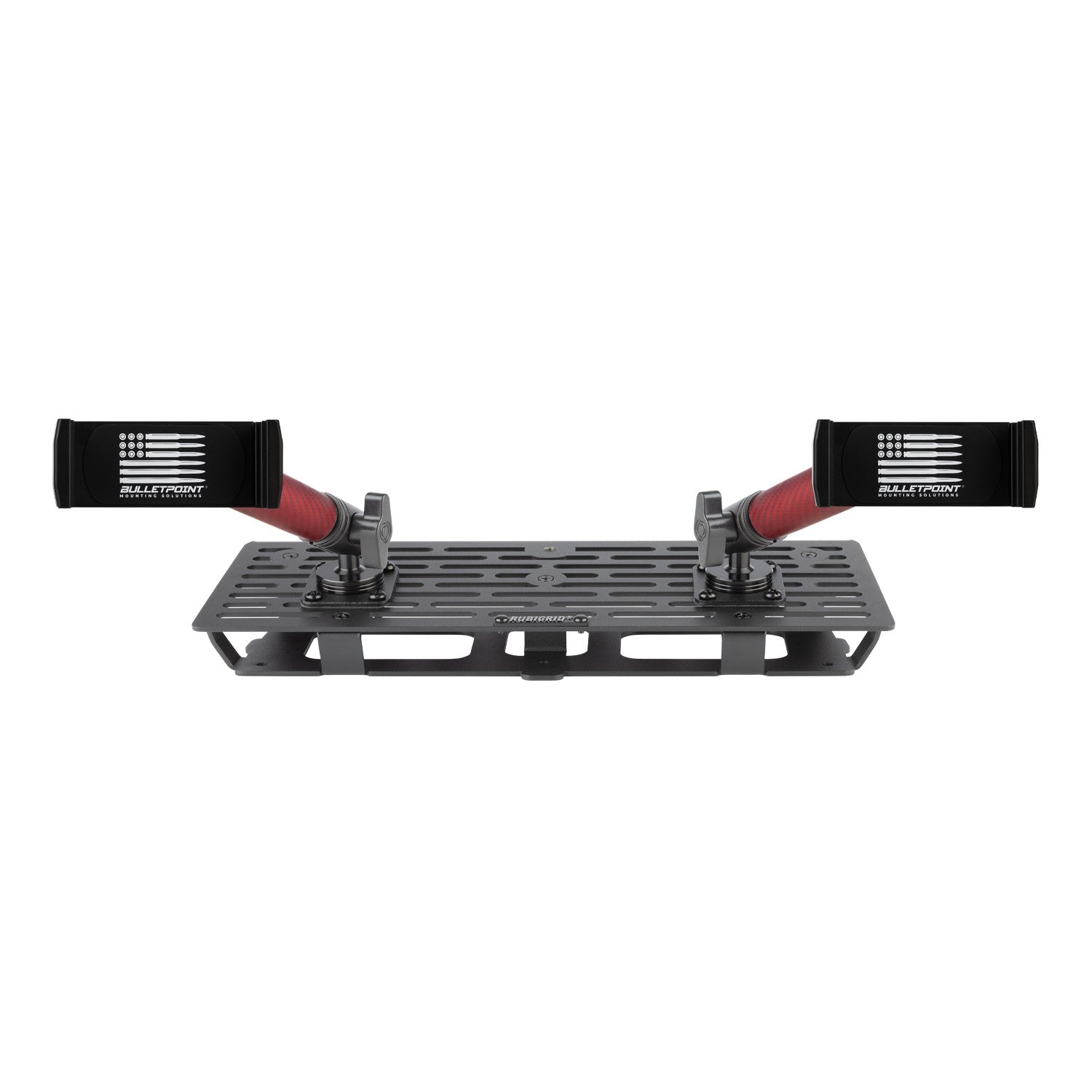 RubiGrid® 2023+ Ford Super Duty Dash Mount Phone + Device Holder with Red Arms