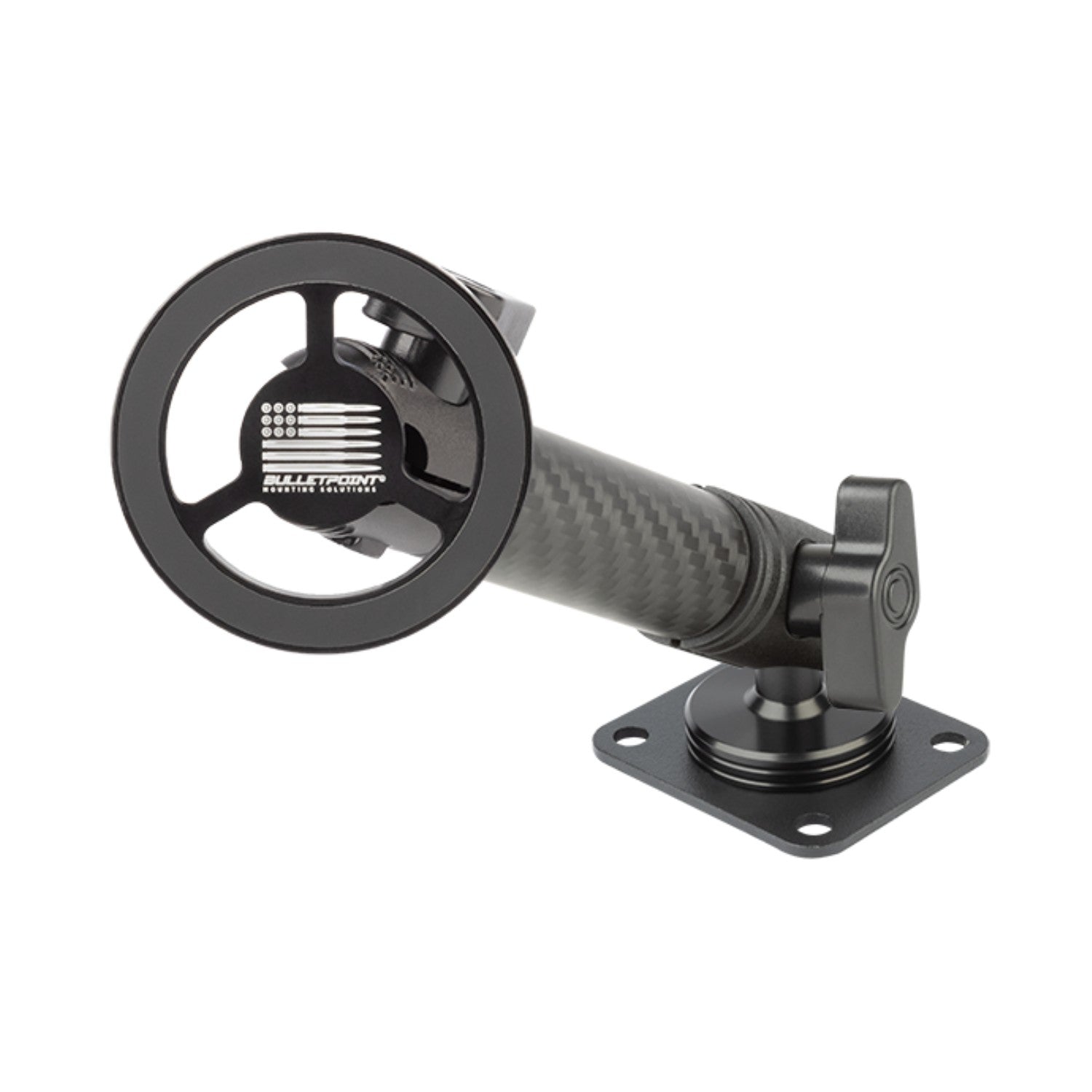 2024+ Jeep Wrangler JL / Gladiator & 2024-2025 Wrangler 4xe Phone Holder Dash Mount with Black Arm