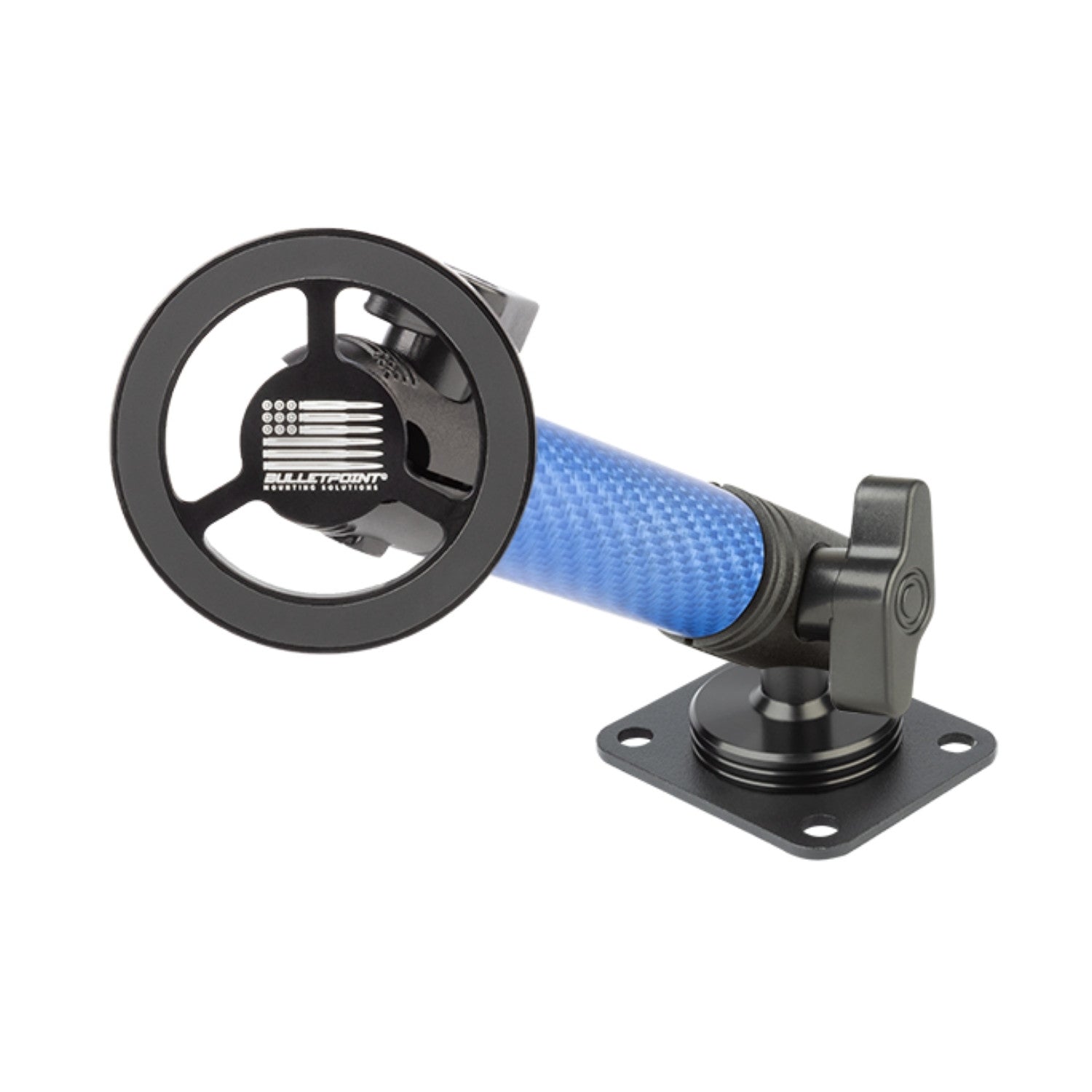 2024+ Jeep Wrangler JL / Gladiator & 2024-2025 Wrangler 4xe Phone Holder Dash Mount with Blue Arm