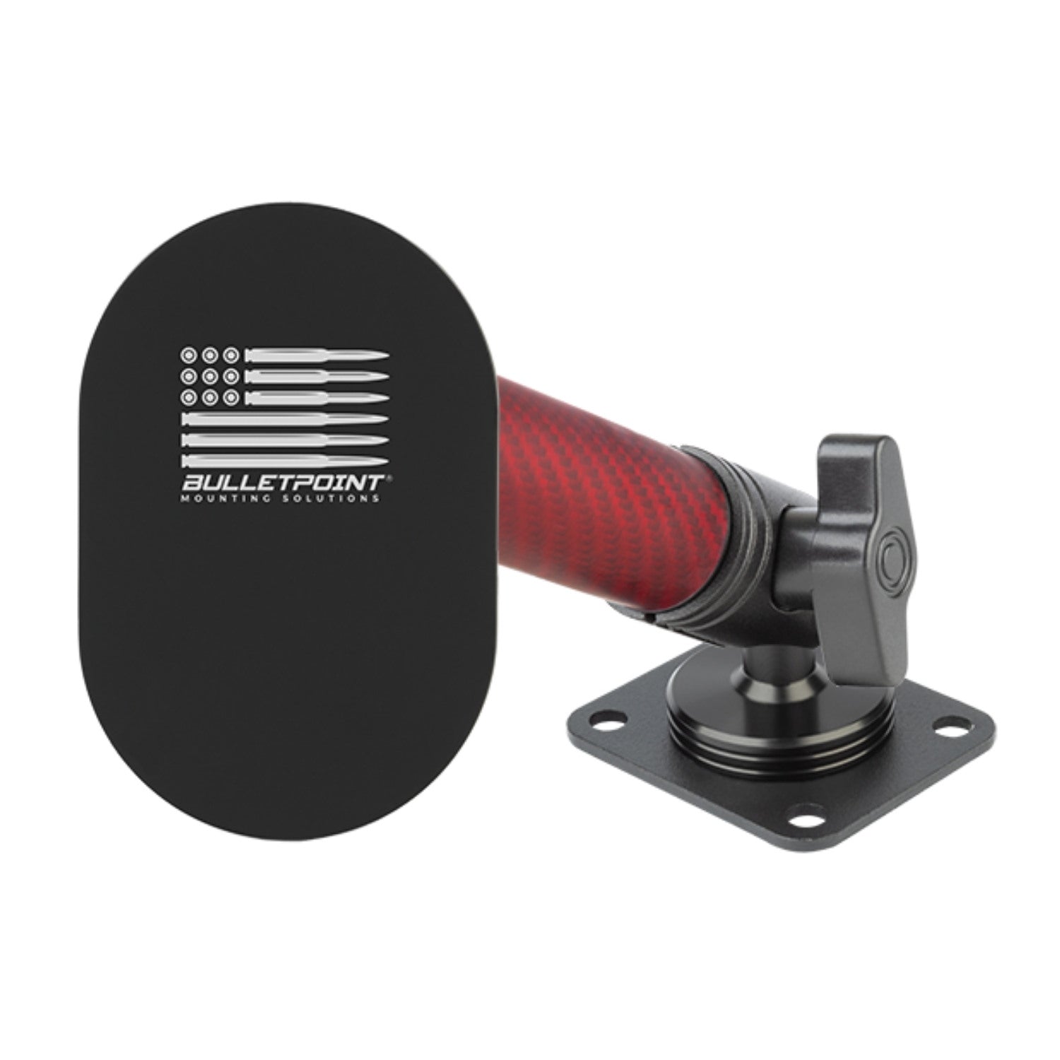 2024+ Jeep Wrangler JL / Gladiator & 2024-2025 Wrangler 4xe Phone Holder Dash Mount with Red Arm