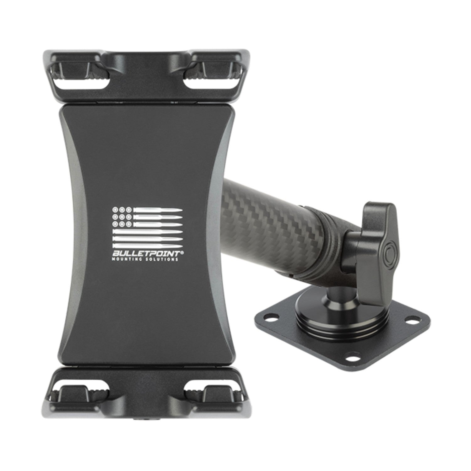 2024+ Jeep Wrangler JL / Gladiator & 2024-2025 Wrangler 4xe Phone Holder Dash Mount with Black Arm