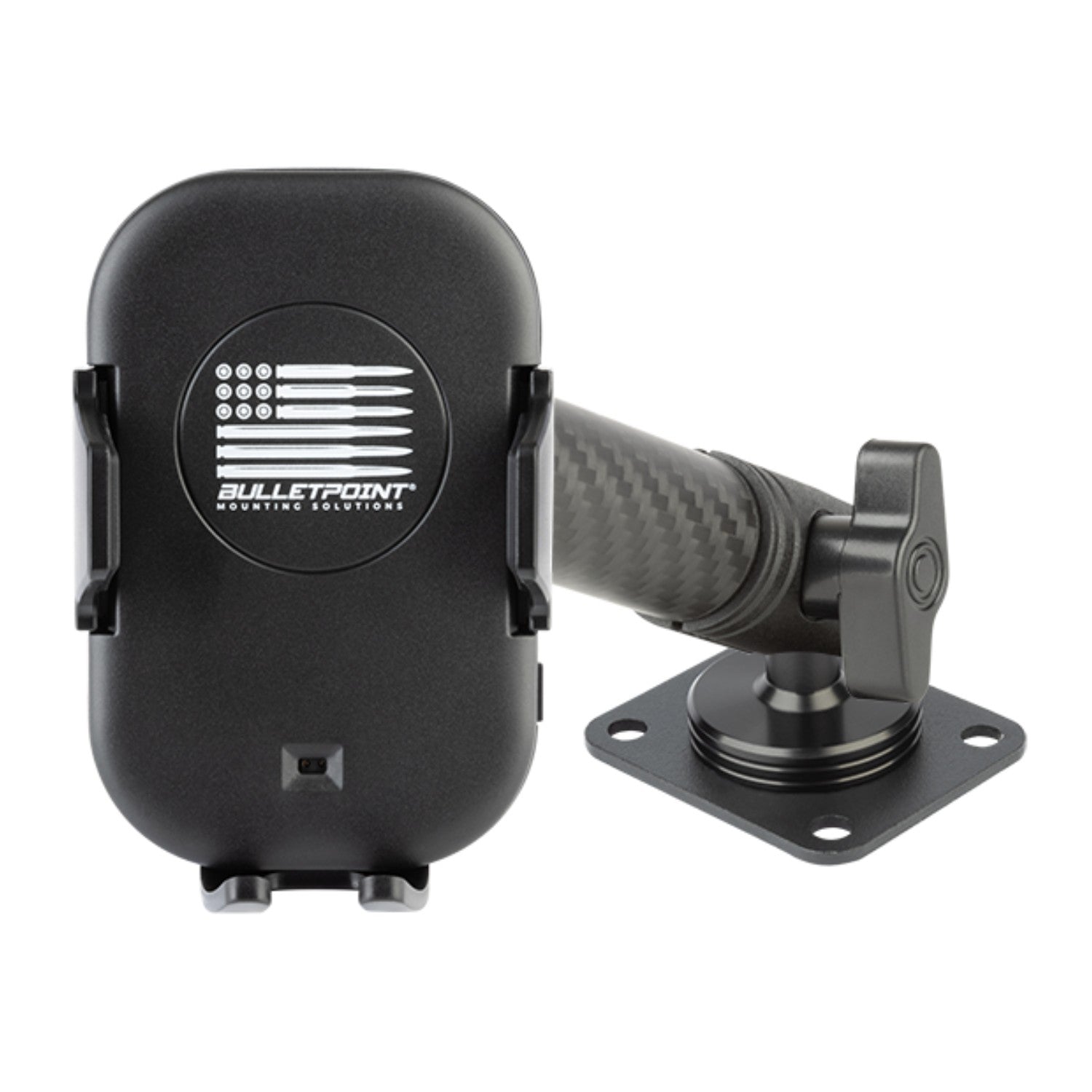 2024+ Jeep Wrangler JL / Gladiator & 2024-2025 Wrangler 4xe Phone Holder Dash Mount with Black Arm