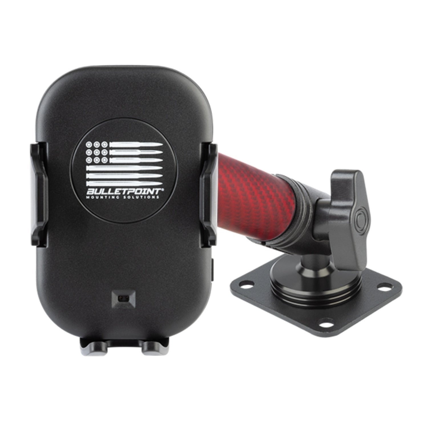 2024+ Jeep Wrangler JL / Gladiator & 2024-2025 Wrangler 4xe Phone Holder Dash Mount with Red Arm
