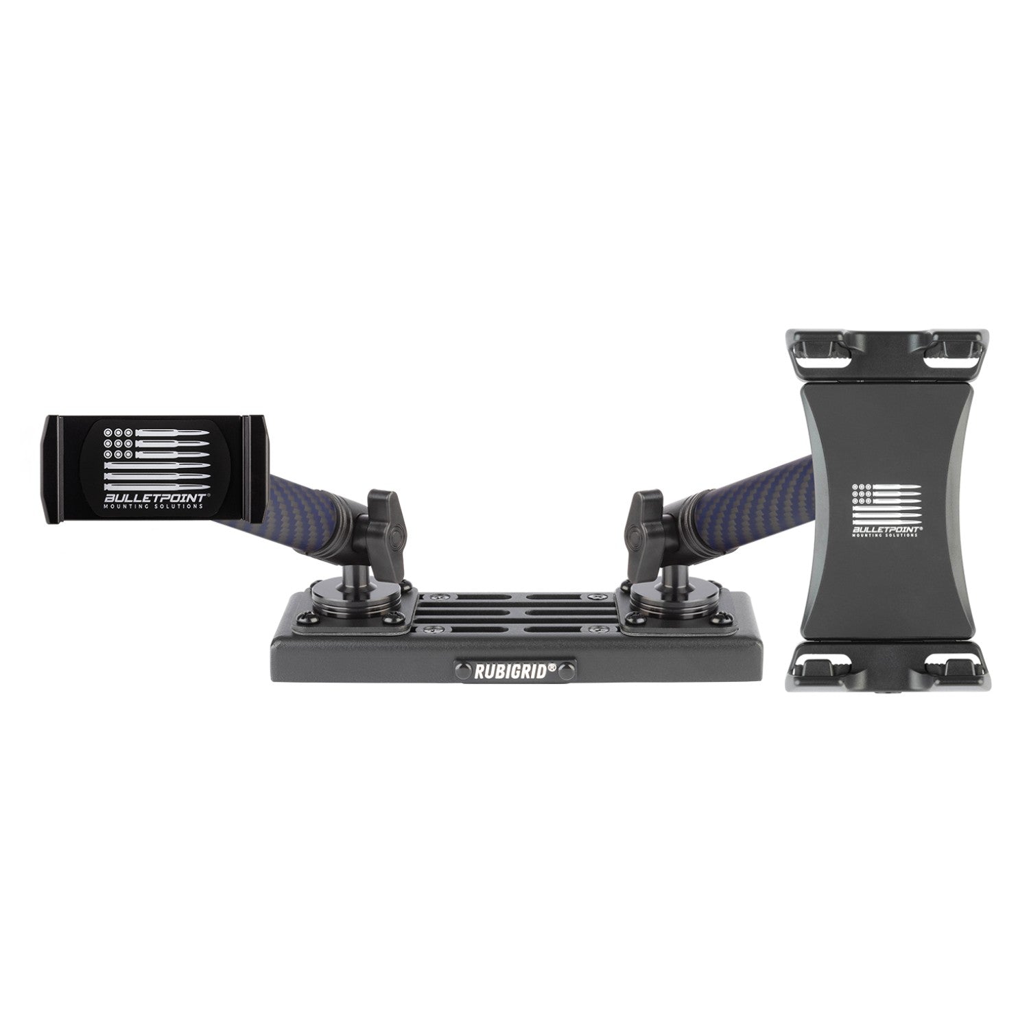 RubiGridยฎ Universal Dash Mount Phone + Device Holder with 3-Ball Capacity