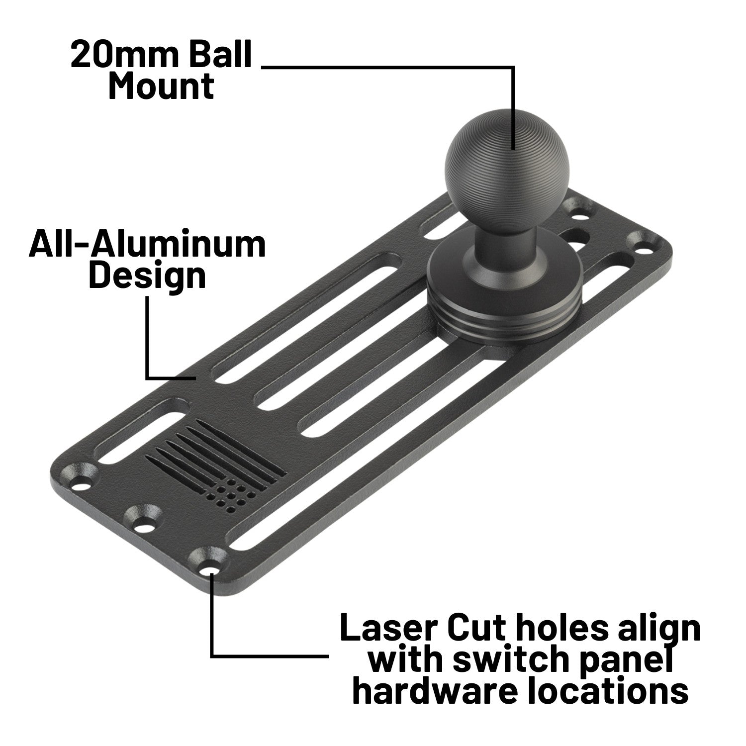 2018-2023 Jeep Wrangler JL + 2020-2023 Jeep Gladiator A-Pillar Grab Bar Mount with 8-Circuit Switch Panel Bundle