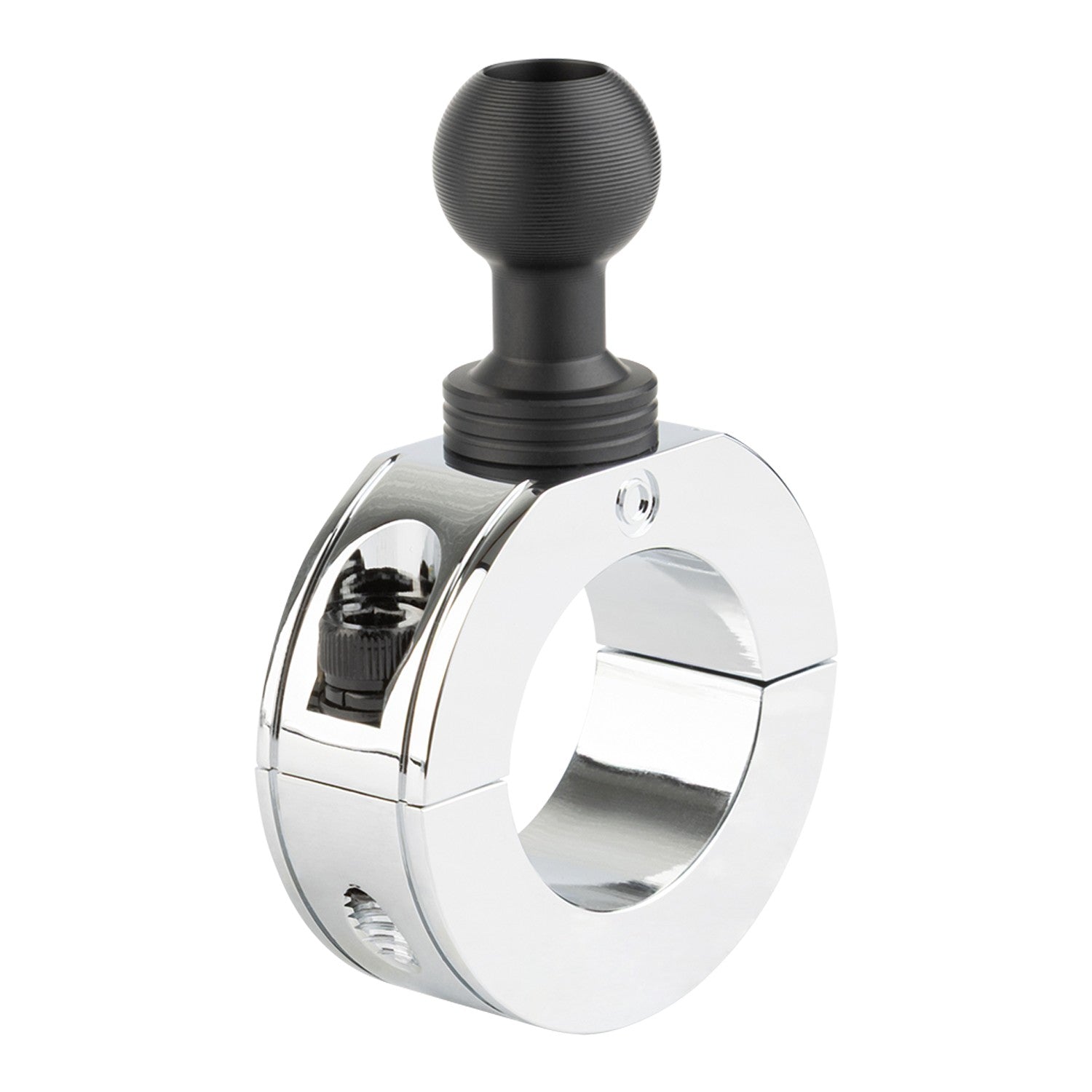 Chrome Bar Clamp Mounts with 20mm Ball (various sizes)