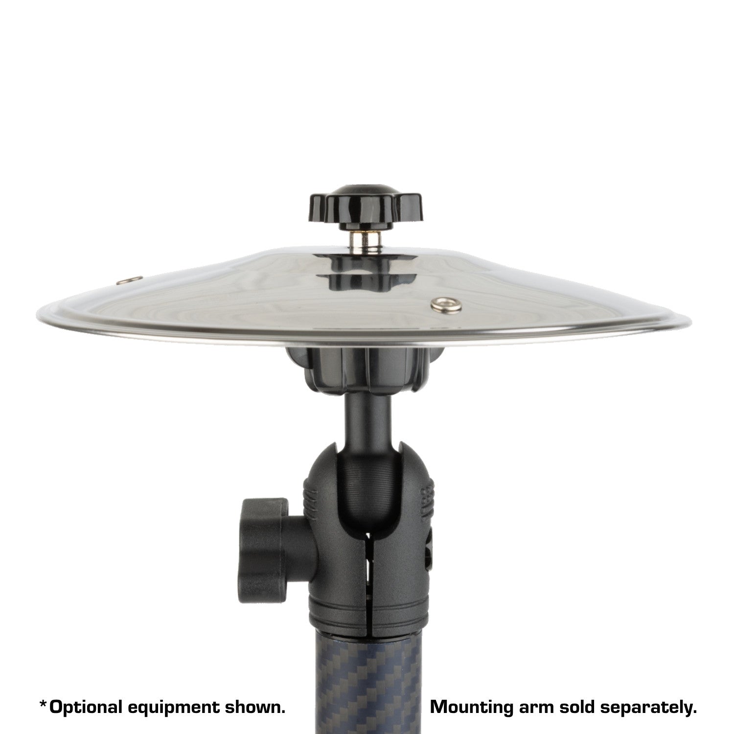 Mini Drum Crash Cymbal Attachment with 20mm Ball