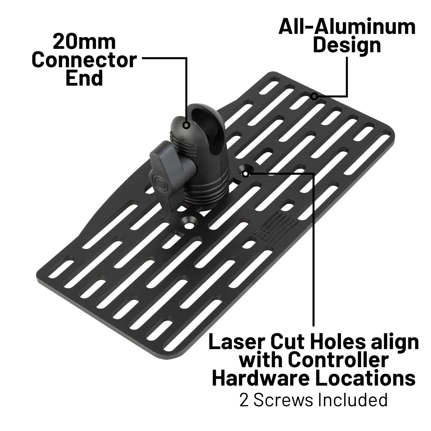 Feniex 4200 DataLink Controller Mount with 20mm Connector End Nubby Edition