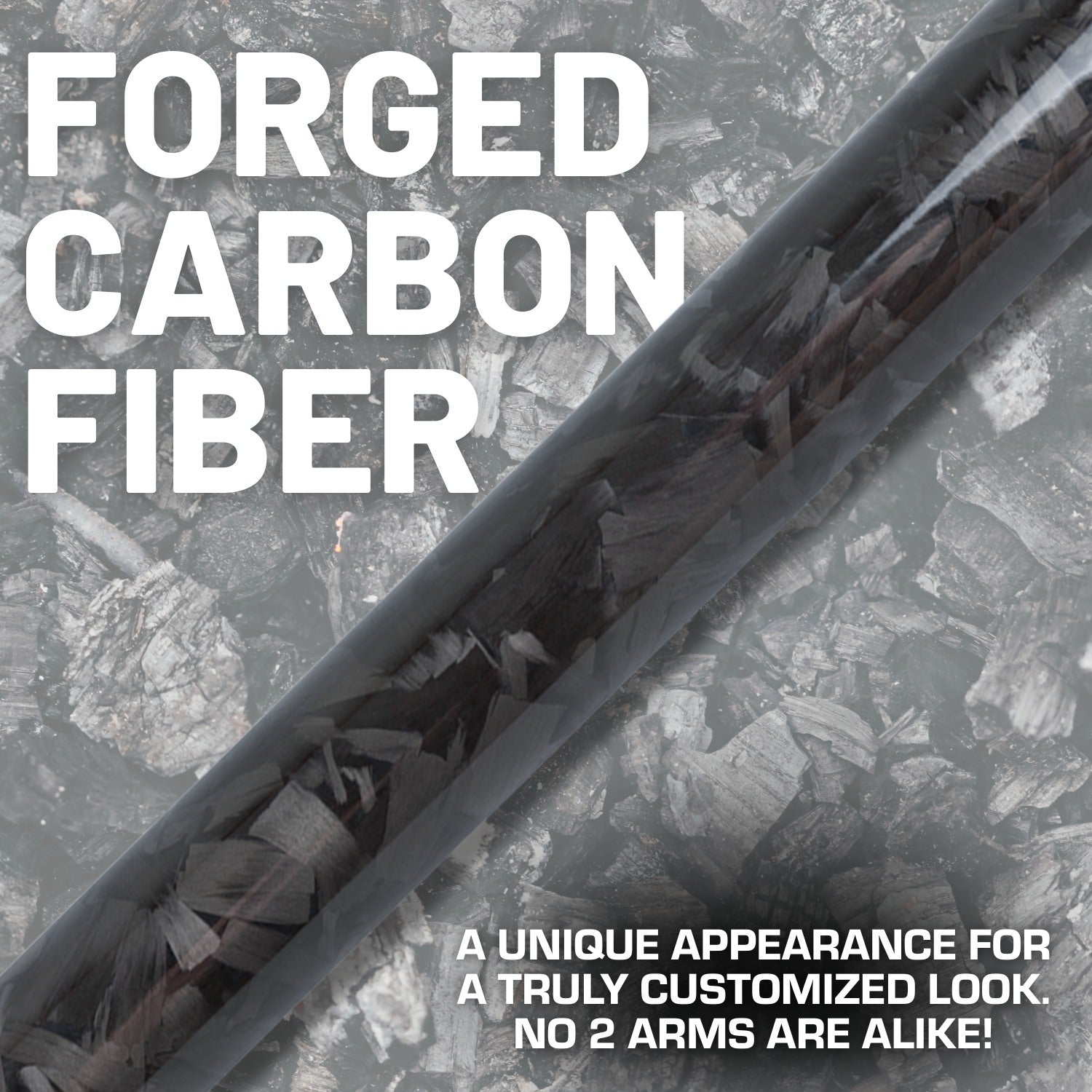 Locking Adjustable Forged Carbon Fiber Mounting Arms with Articulating Joint (various sizes)