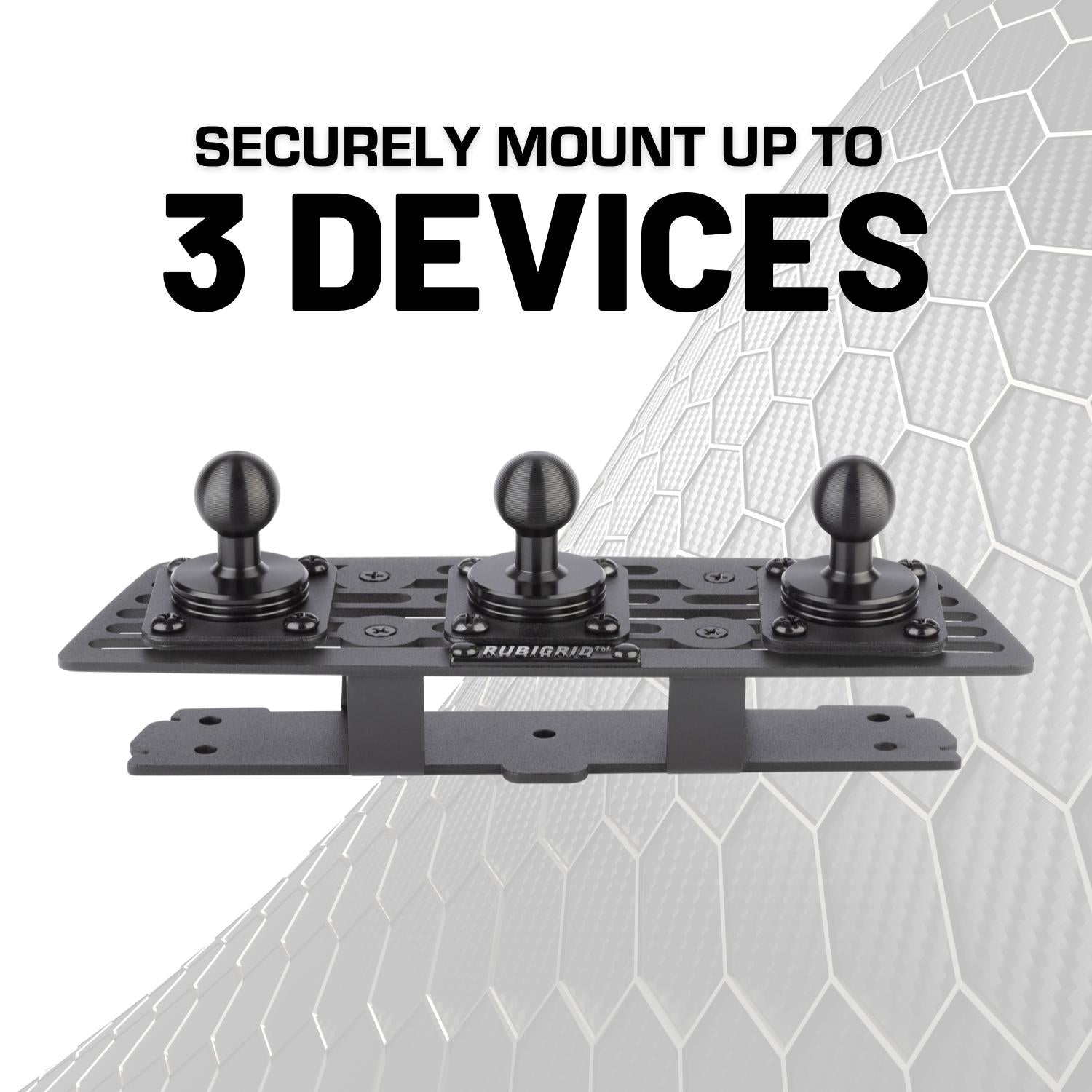 RubiGrid® 2020+ Ford Transit Van Platform Dash Mount Device Phone Holder