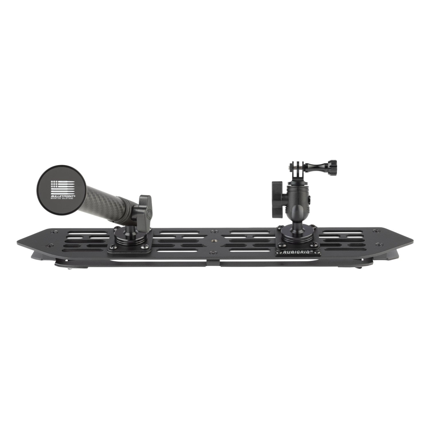 RubiGrid® 2018-2023 Jeep Wrangler JL & 2020-2023 Jeep Gladiator Multi-Device Platform Dash Mount with Black Arms
