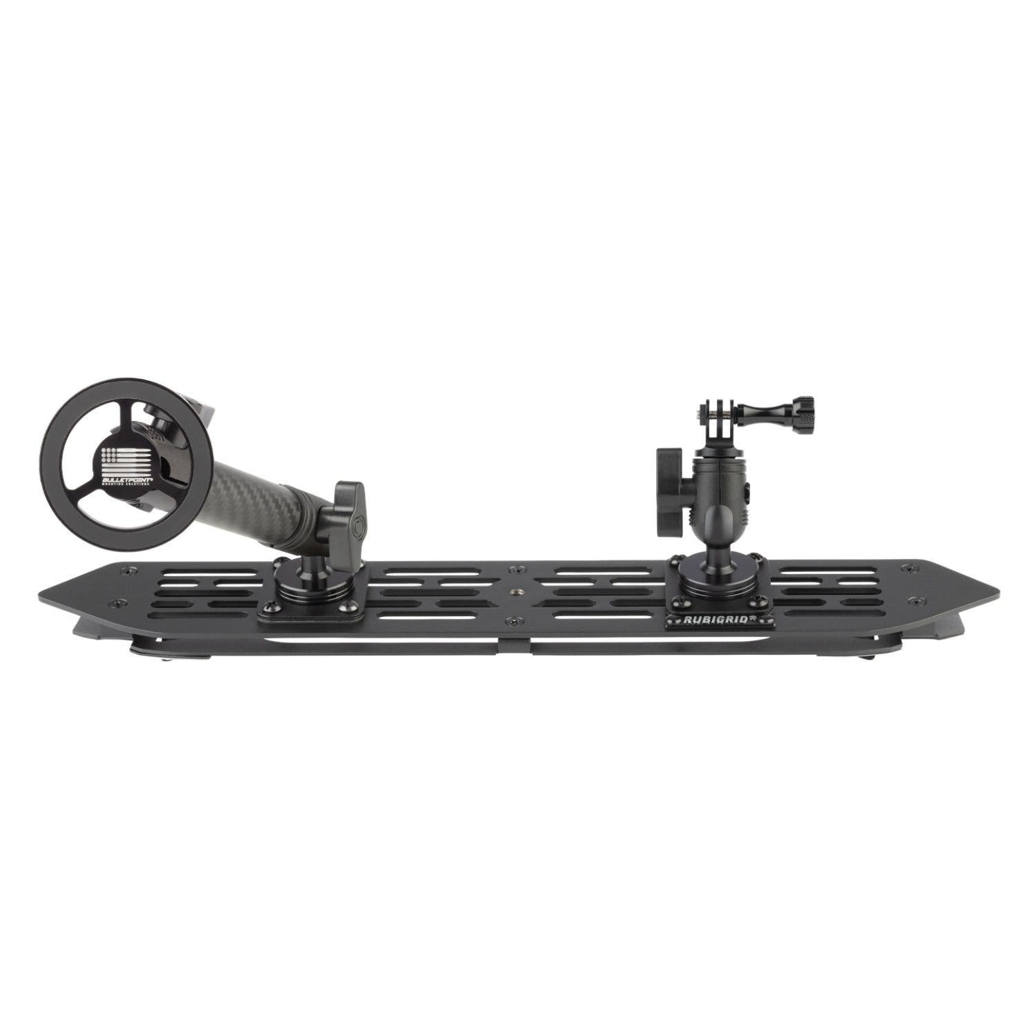RubiGrid® 2018-2023 Jeep Wrangler JL & 2020-2023 Jeep Gladiator Multi-Device Platform Dash Mount with Black Arms