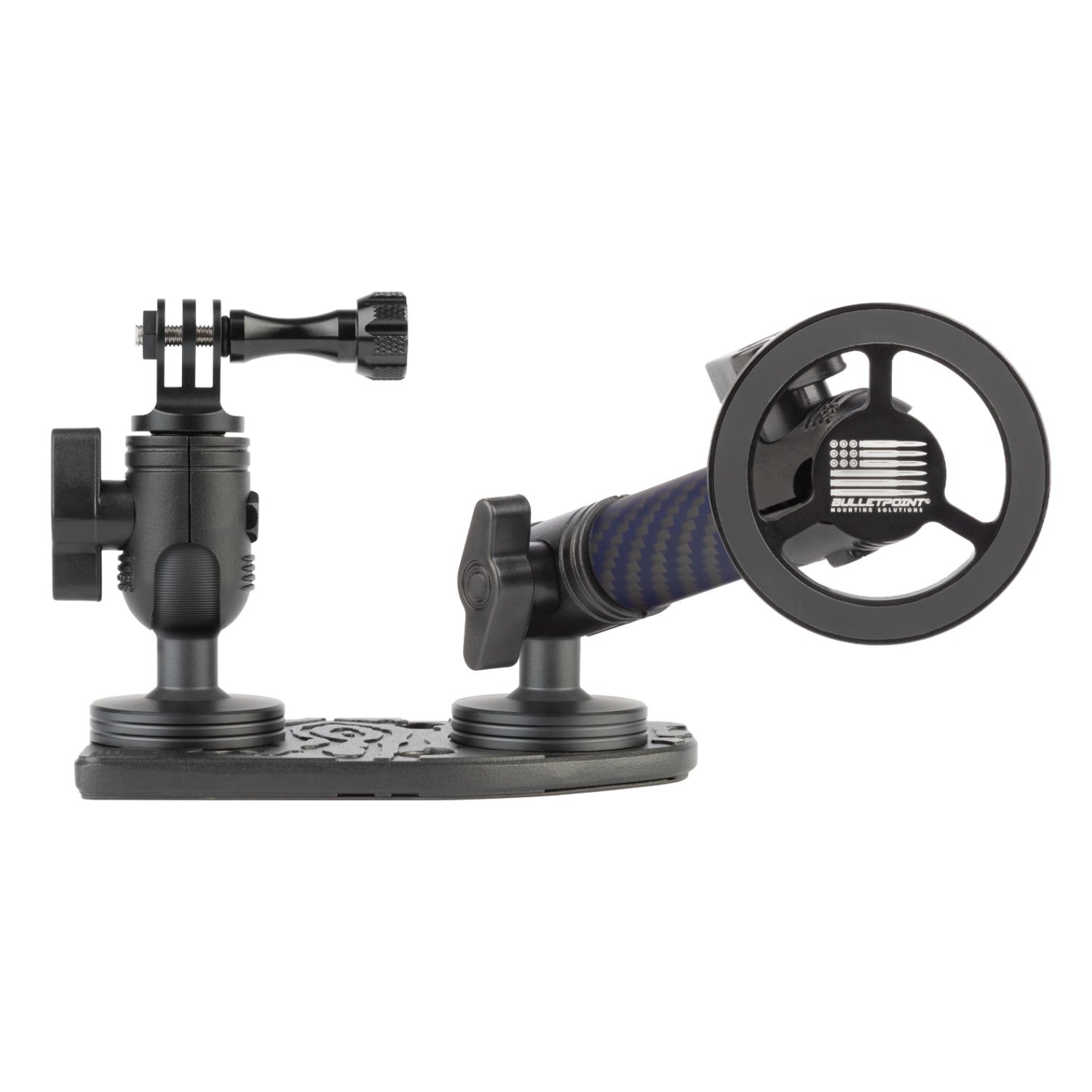 2024+ Jeep Wrangler JL & Jeep Gladiator Passenger Side Dual Ball Metal Dash Mount Phone Holder