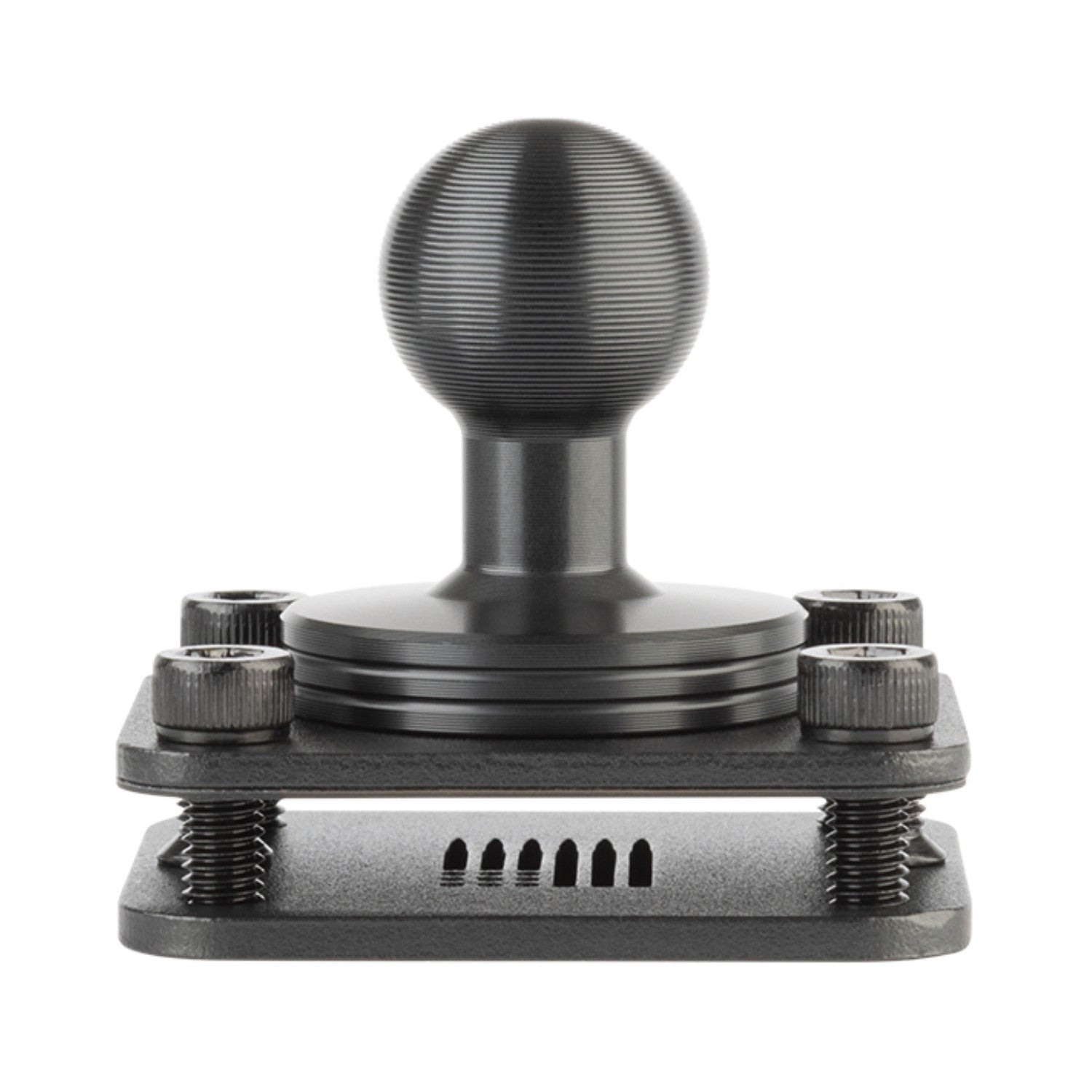 4-Hole AMPS Mounting Plate with 20mm Ball Mount + Metal Backing Plate (includes Installation Hardware)