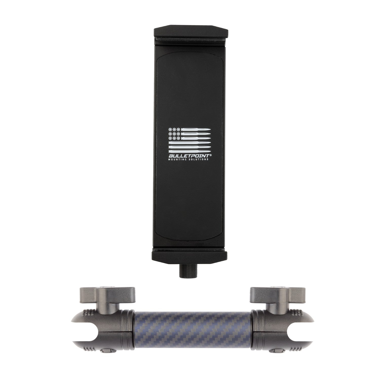 Heavy Duty Aluminum 2-Point Universal Tablet Holder with Integrated 20mm Ball