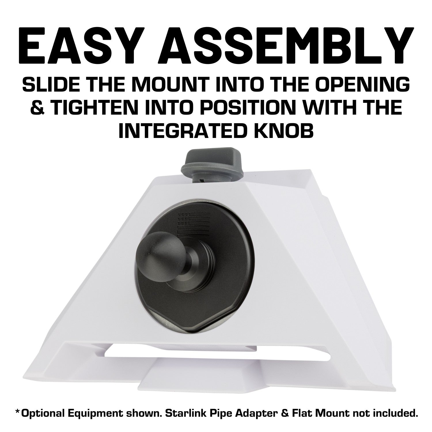 Starlink Mini CNC Aluminum Satellite Dish Mount with 20mm Ball