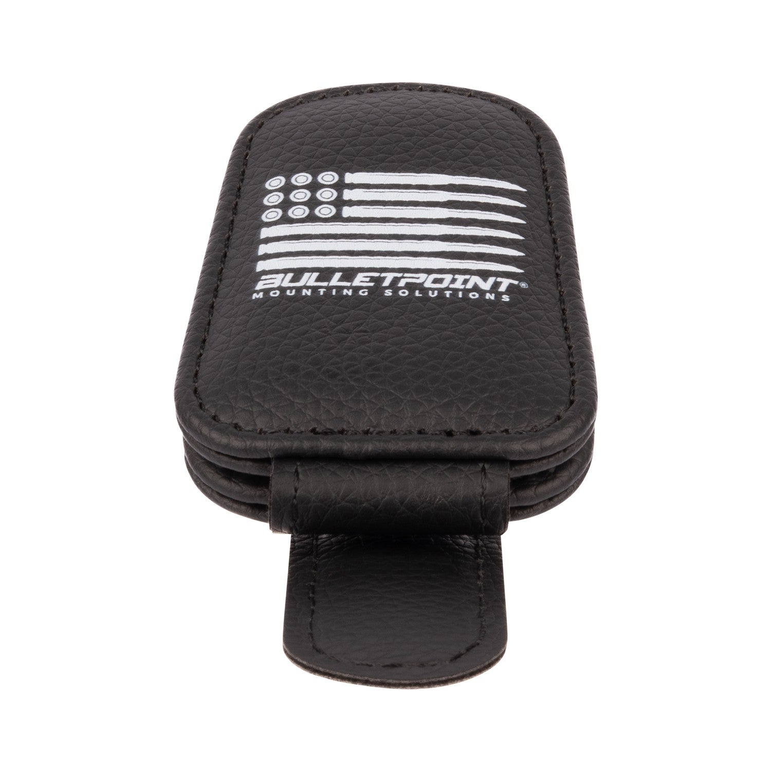 Leather Sunglasses Holder for Sun Visor with Strong Magnetic Closure