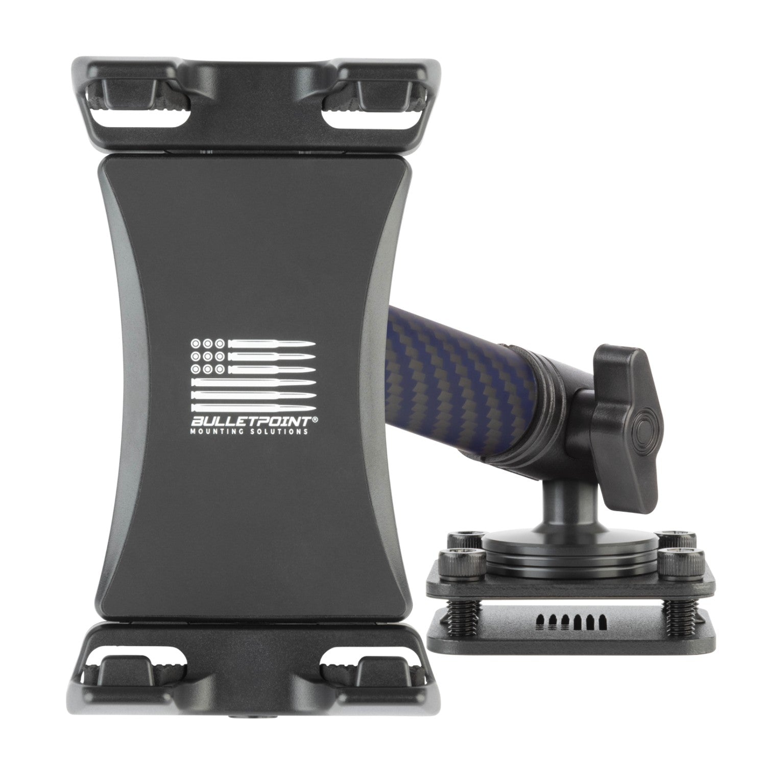 Tablet Holder with Mounting Arm + AMPS Mounting Plate with 20mm Ball