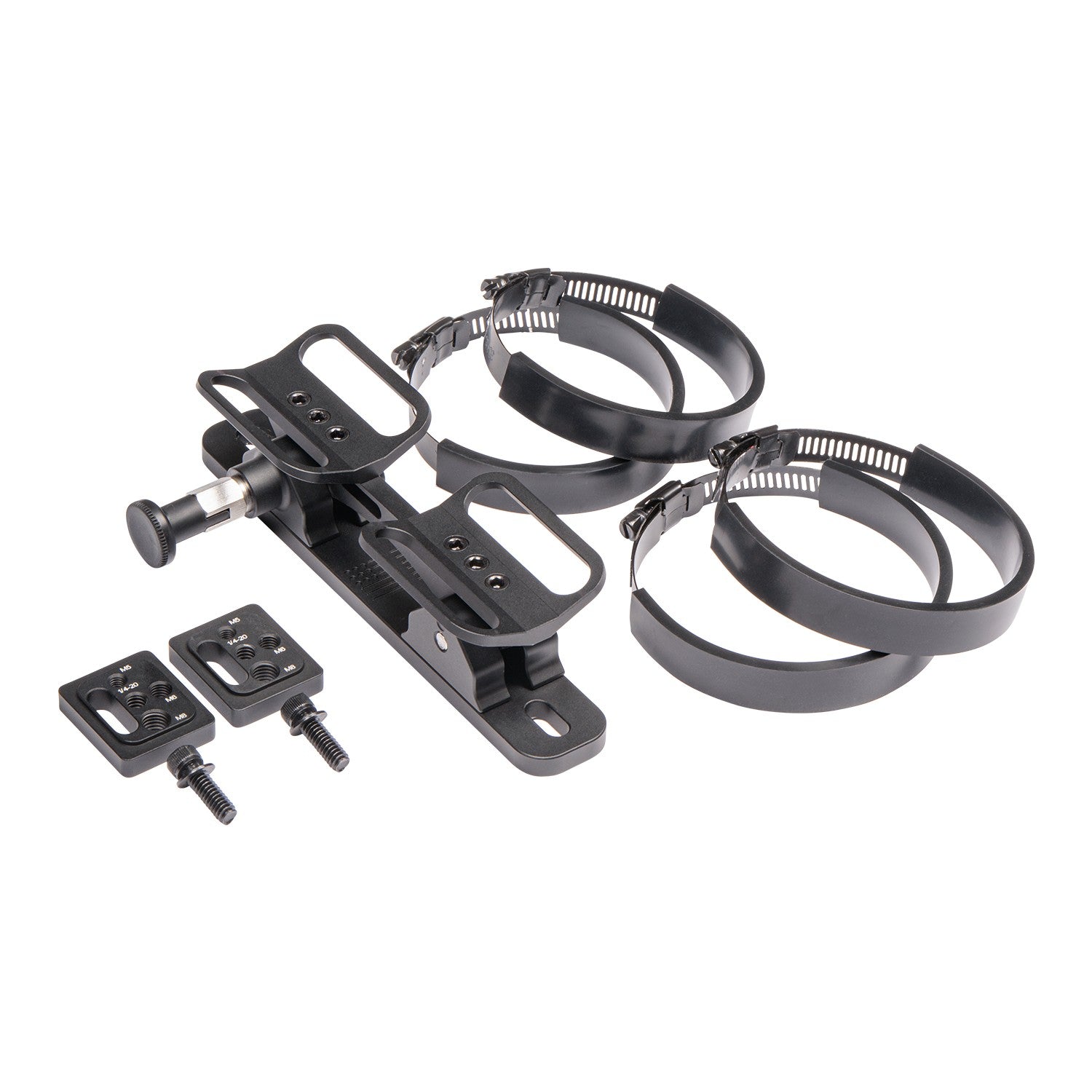 Quick-Release CNC Aluminum Fire Extinguisher Mount compatible with MOLLE Panels