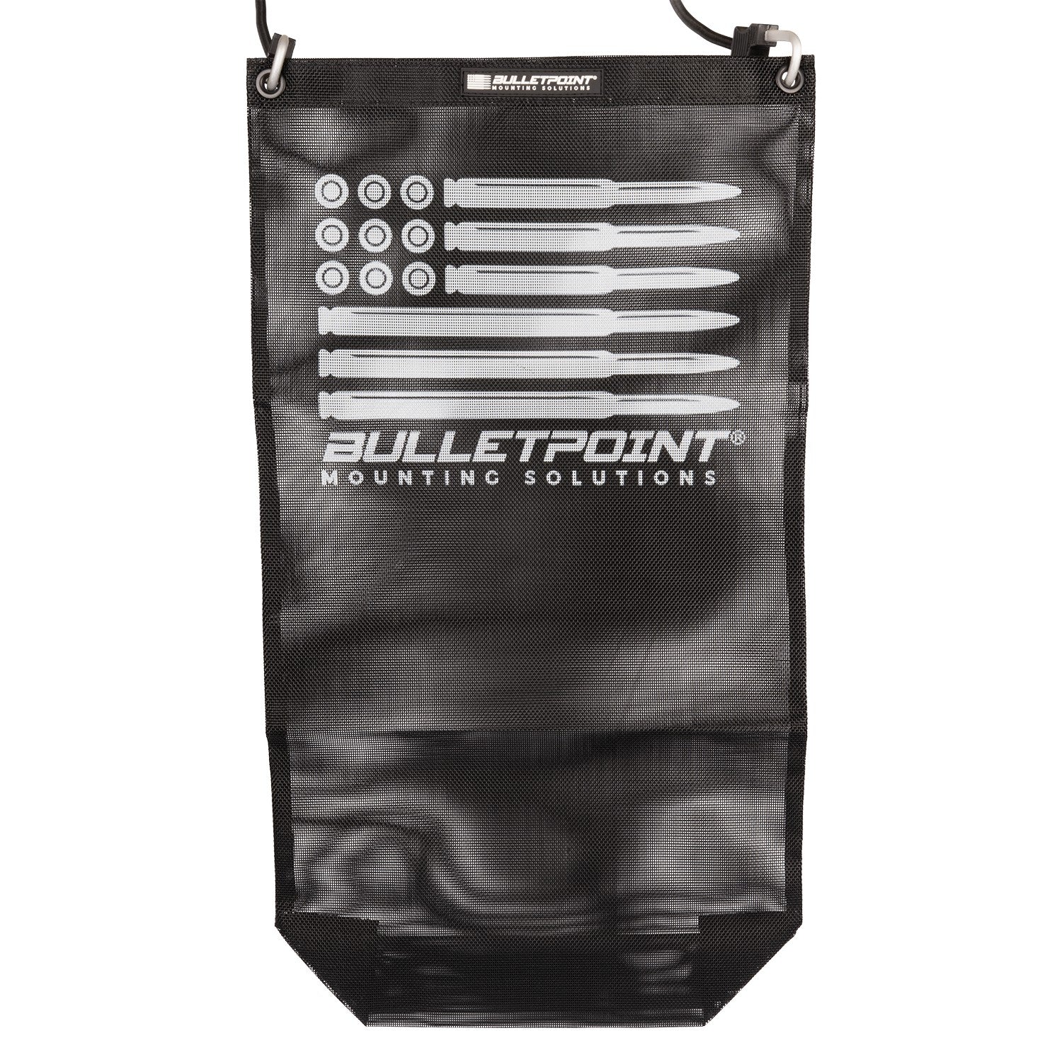 Bulletpoint Spare Tire Hanging Mesh Bag with Dual Carabiner Bungee Cord