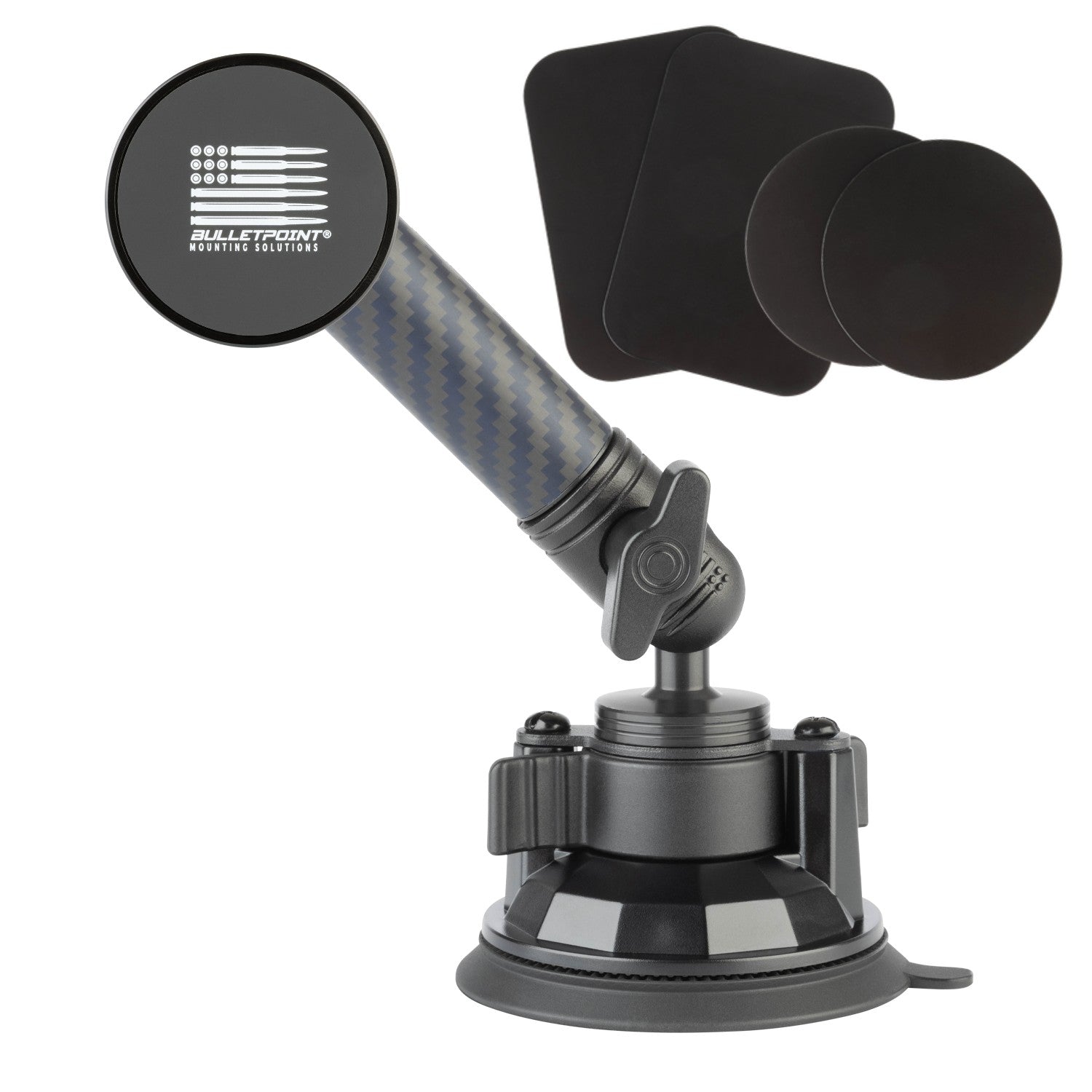 Suction Cup Mount 3.4" Diameter with Integrated 20mm Mounting Ball