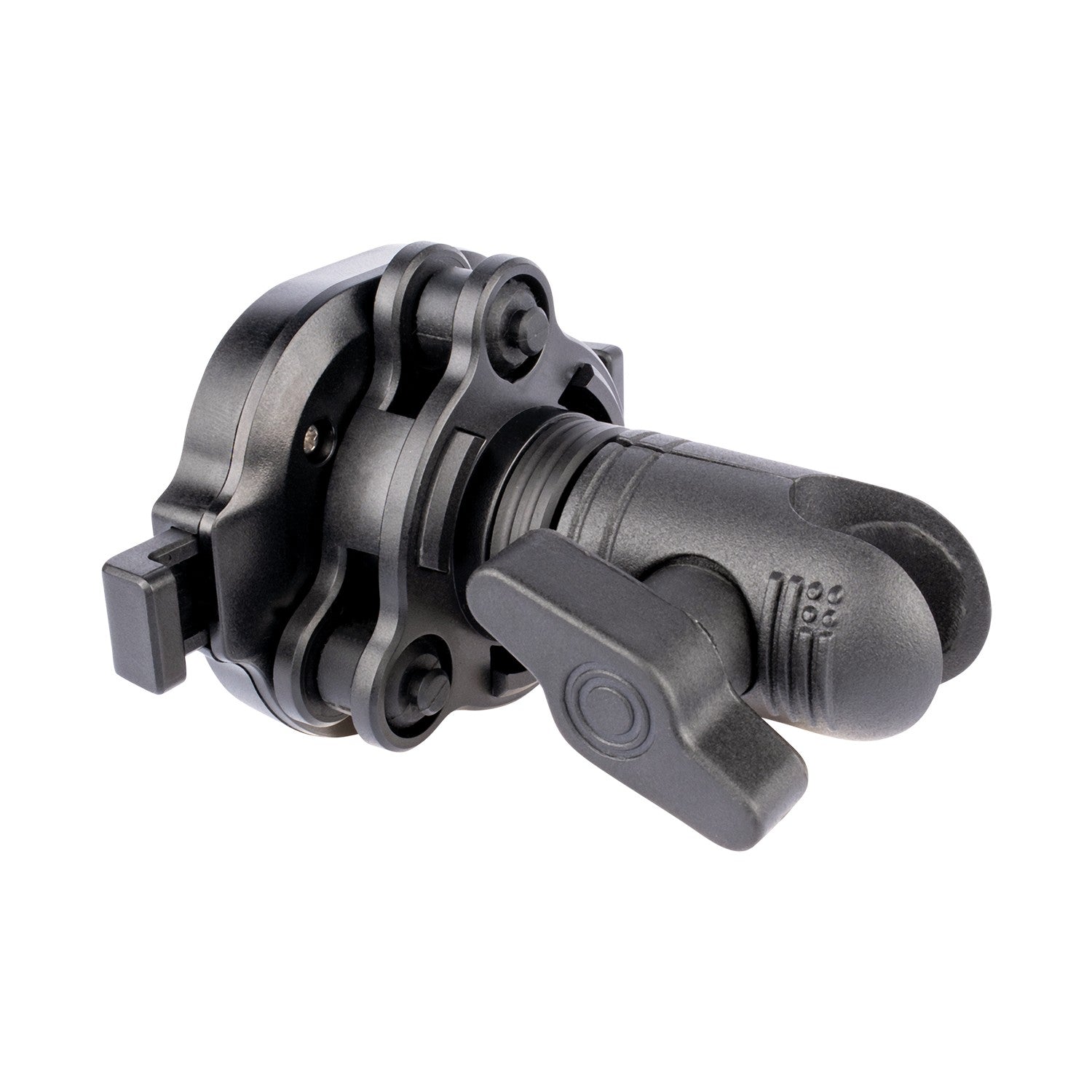 Turret360 Quick-Release Anti-Vibration Case Adapter Mount with 20mm Connector End Nubby Edition