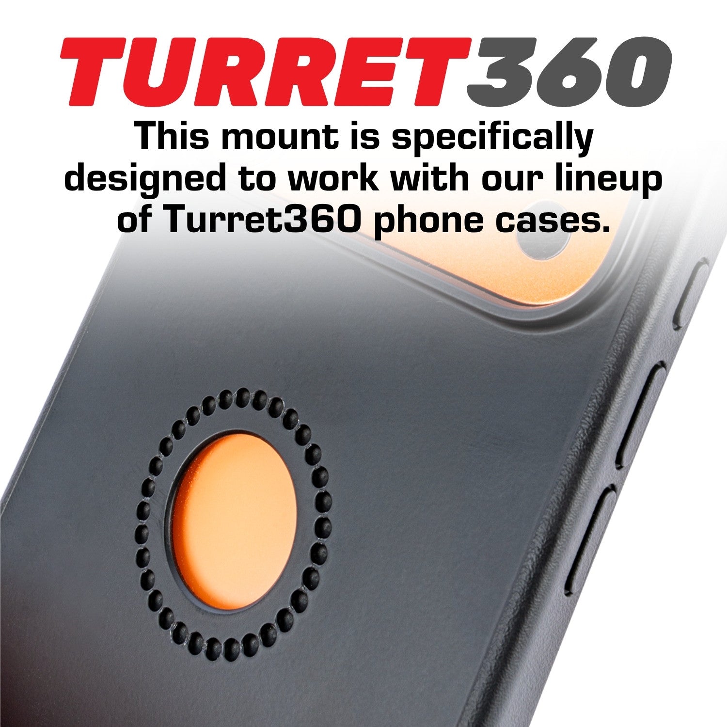 Turret360 Quick-Release Anti-Vibration Case Adapter Mount with 20mm Ball