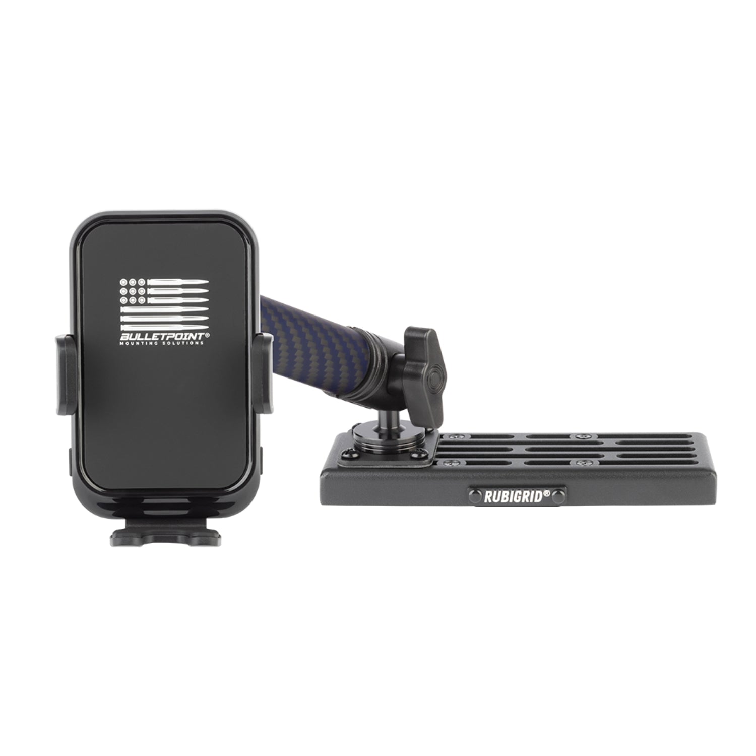 RubiGridยฎ Universal Dash Mount Phone + Device Holder with 3-Ball Capacity