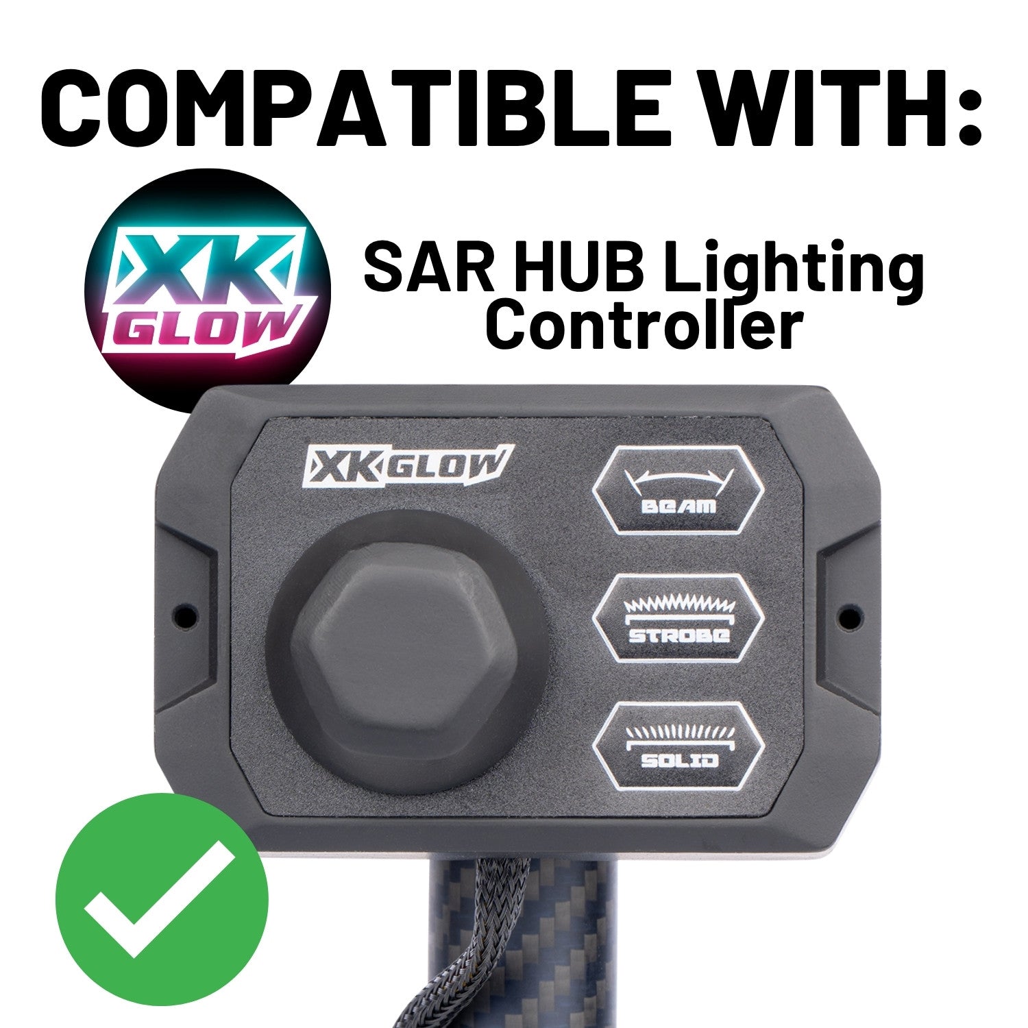 XKGlow SAR HUB Lighting Controller Mount with 20mm Ball