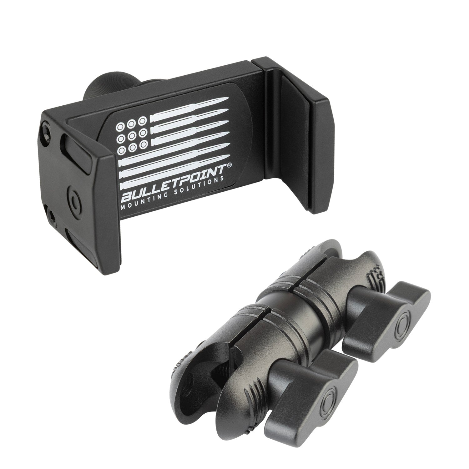 1cm Mounting Arm and XL Universal Phone Mount Holder Combo - BASE NOT INCLUDED