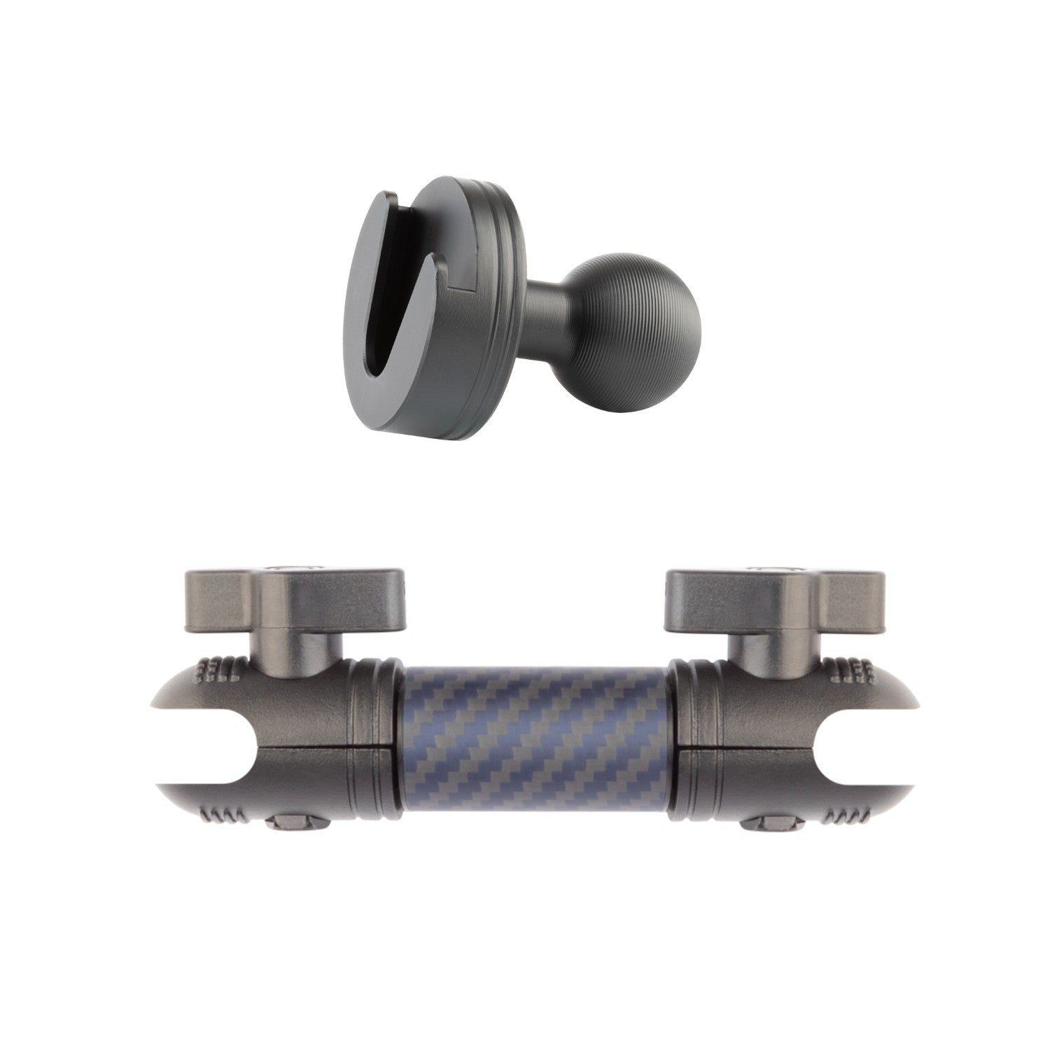 Aluminum CB Radio Holder with 20mm Ball Mount