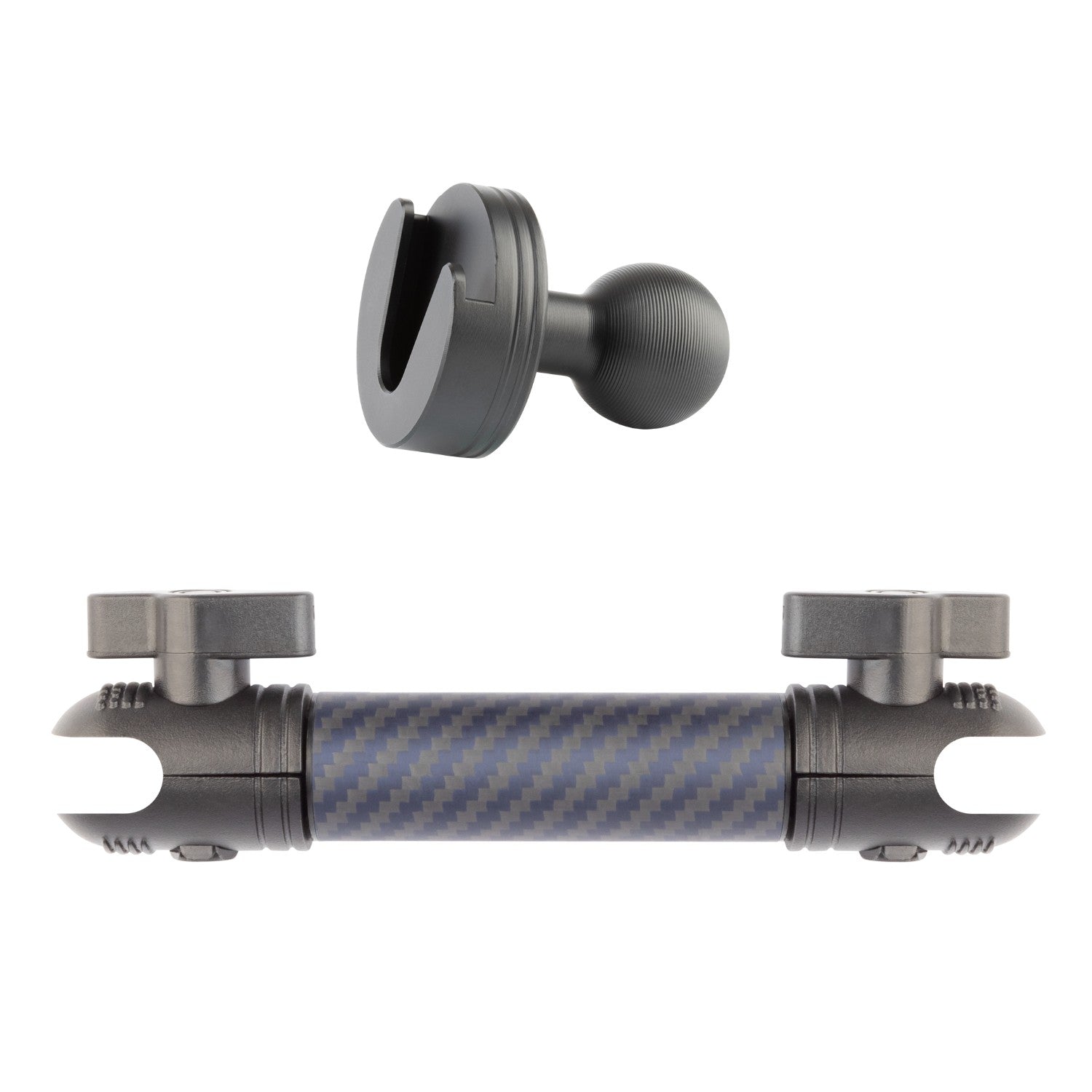 Aluminum CB Radio Holder with 20mm Ball Mount