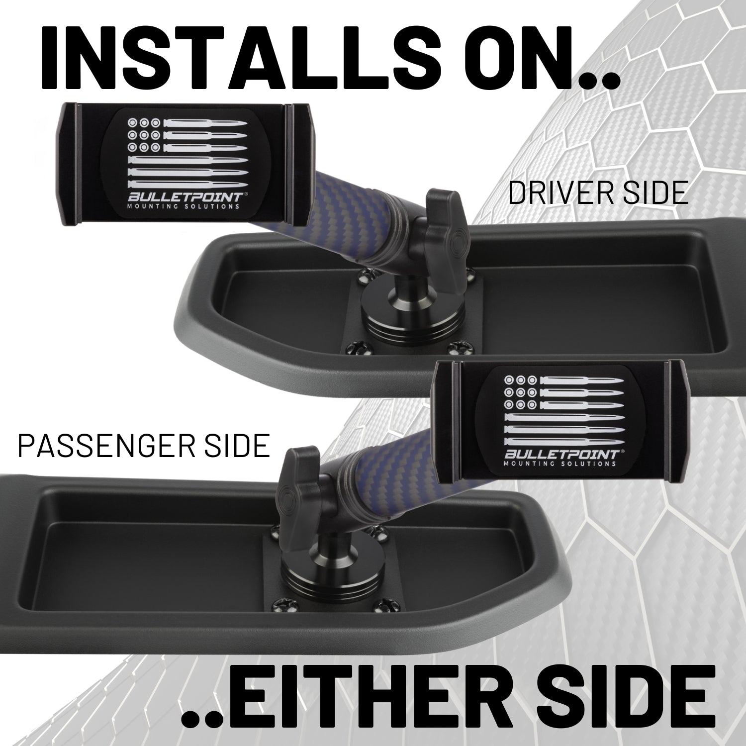 2024+ Jeep Wrangler JL / Gladiator & 2024-2025 Wrangler 4xe Phone Holder Dash Mount