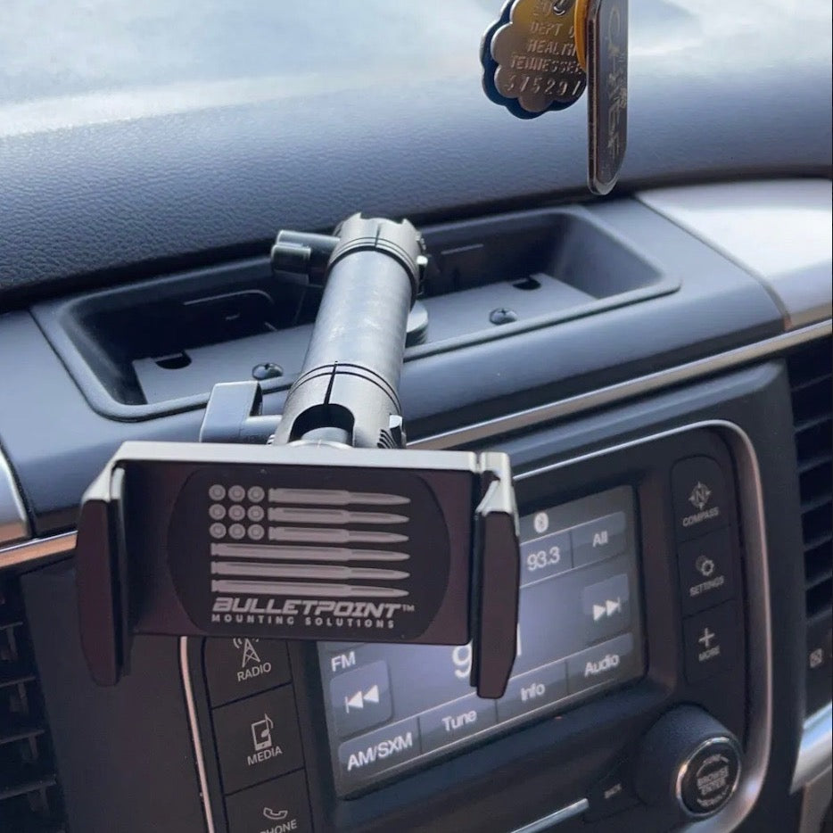 2013-2018 RAM Truck & 2019-2024 RAM 1500 Classic 20mm Single Ball Metal Dash Mount
