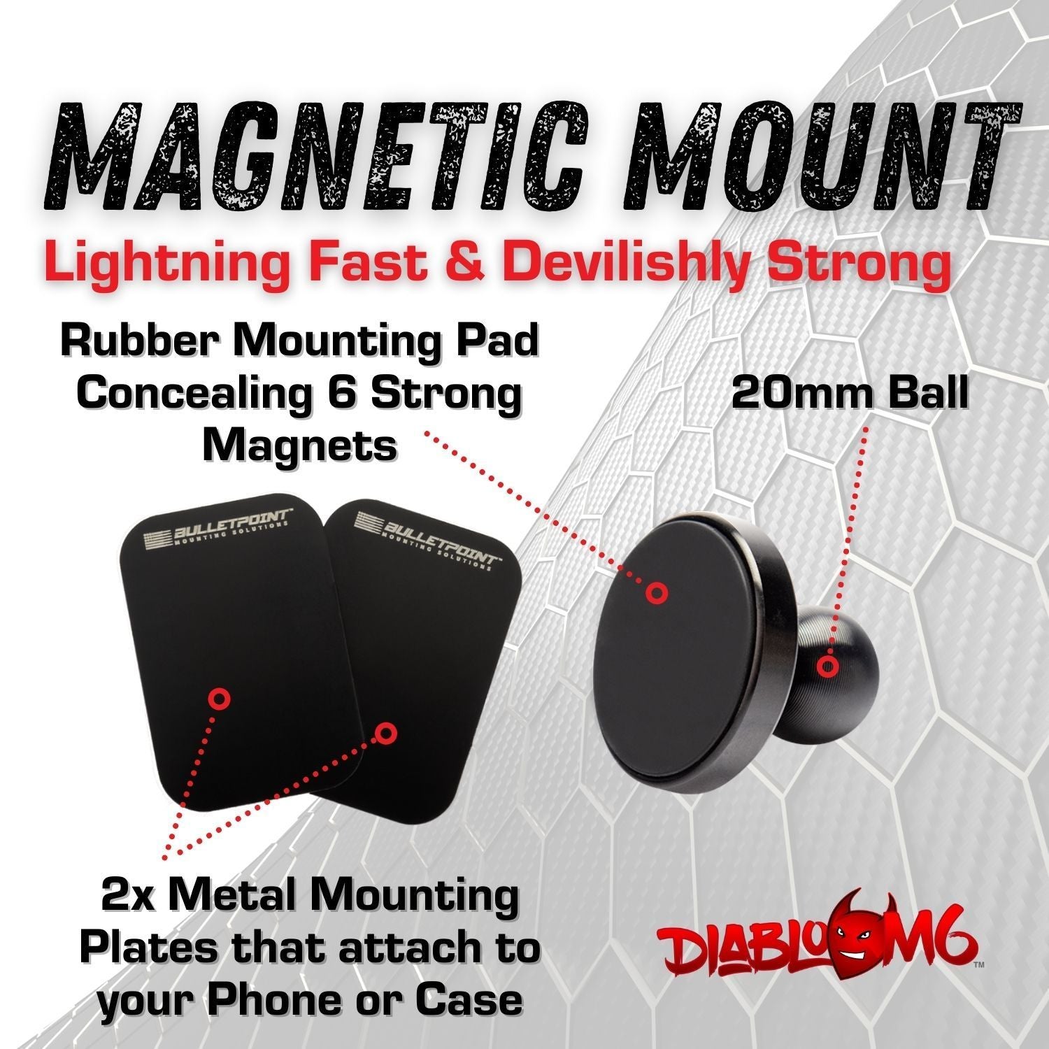 RubiGrid® GMC Sierra + Chevrolet Silverado Dash Mount