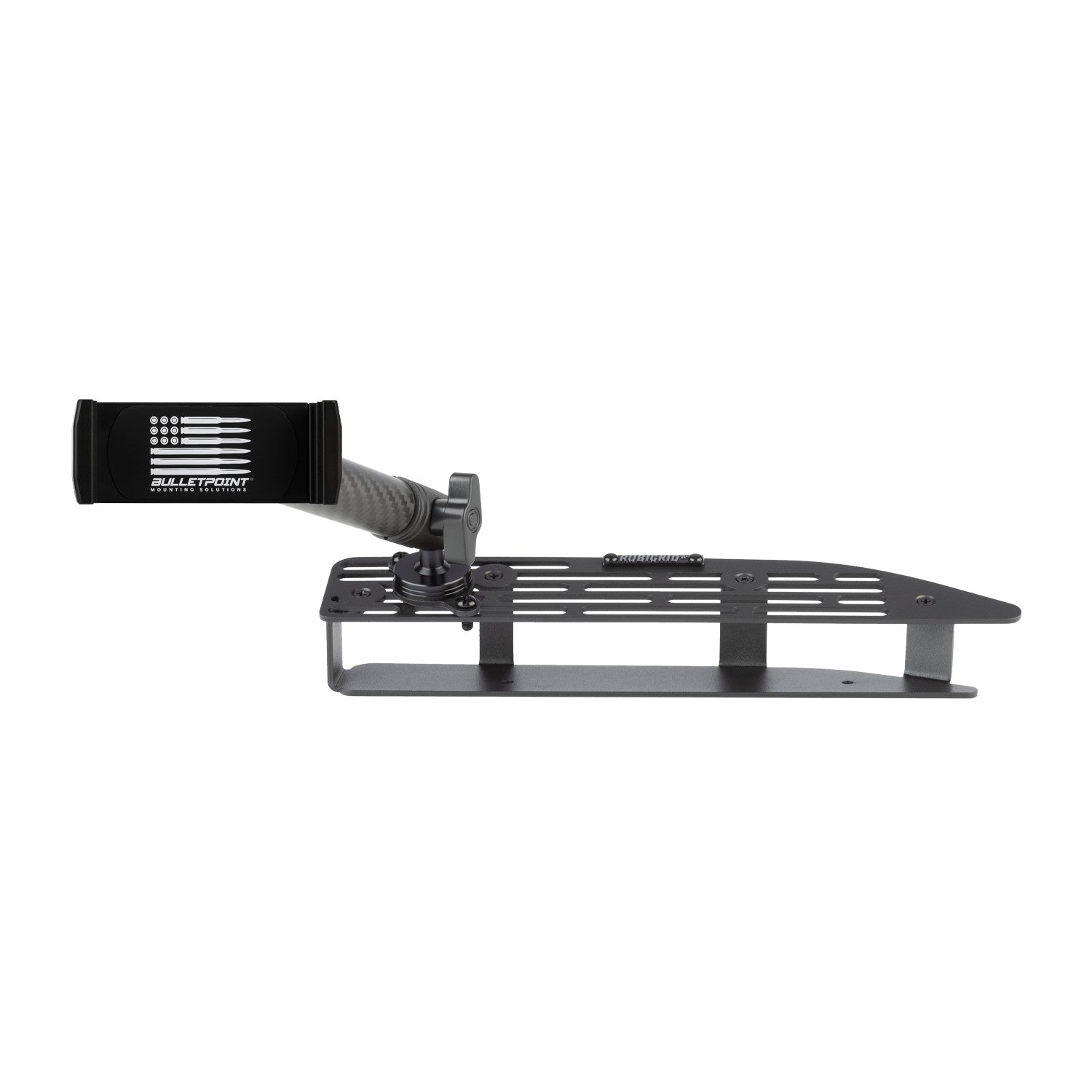 RubiGrid® 2022+ GMC Sierra + Chevrolet Silverado Dash Mount 13.4" Screen with Black Arms