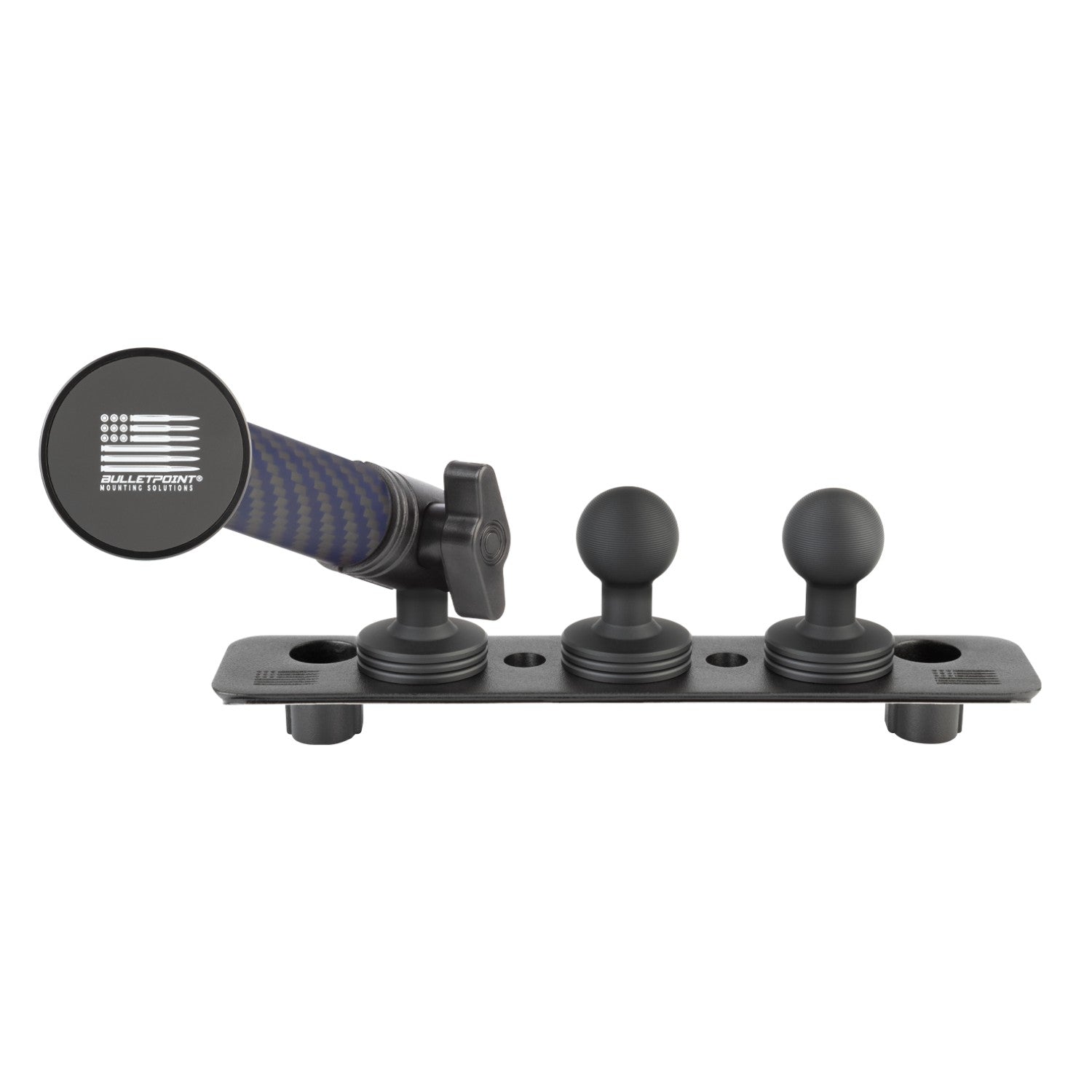 2013-2018 RAM Truck & 2019-2024 RAM 1500 Classic 20mm 3-Ball Metal Dash Mount