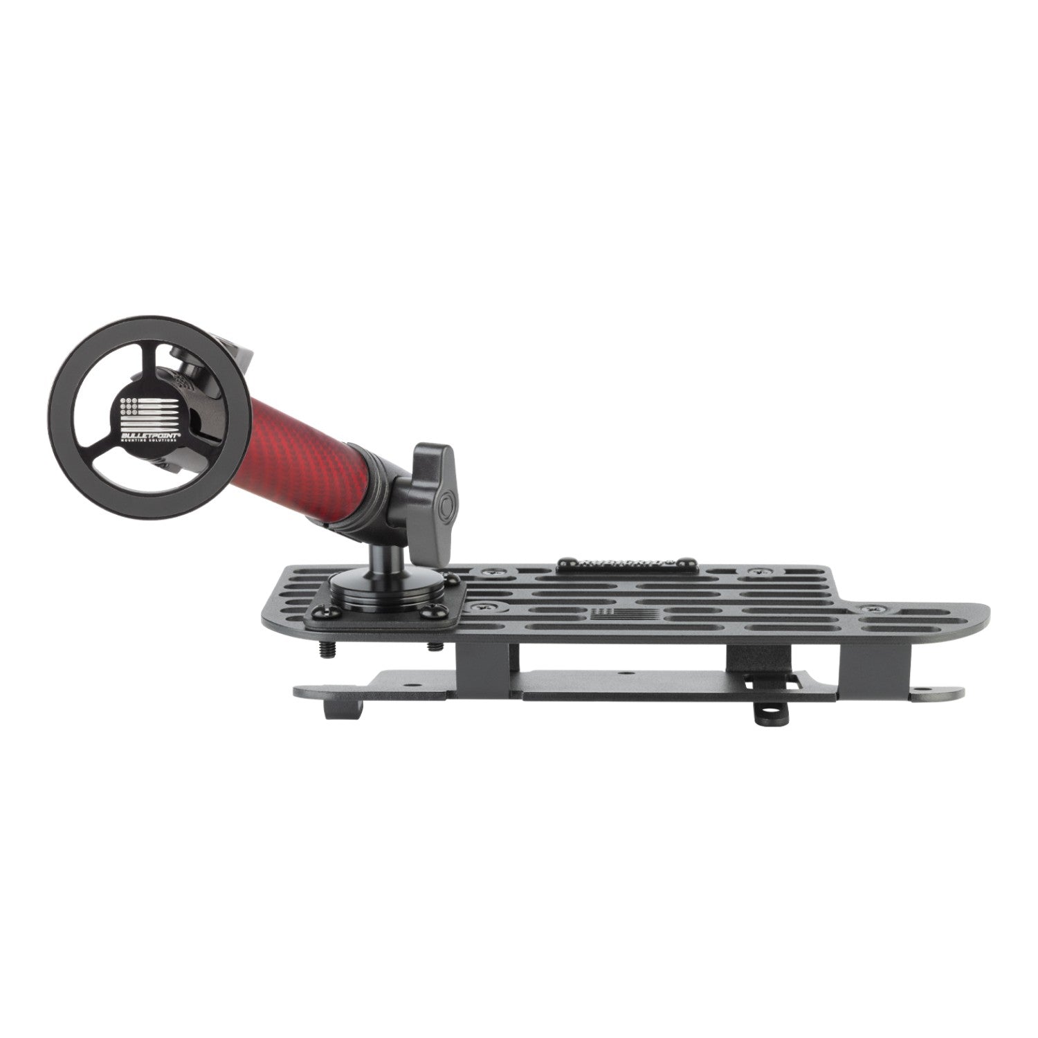 RubiGrid® V2 2019+ RAM Truck 1500/2500/3500/4500/5500 + TRX Dash Mount with Red Arms