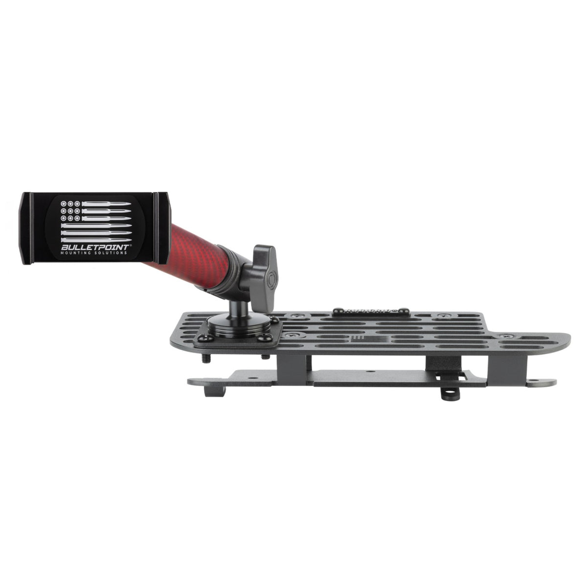 RubiGrid® V2 2019+ RAM Truck 1500/2500/3500/4500/5500 + TRX Dash Mount with Red Arms