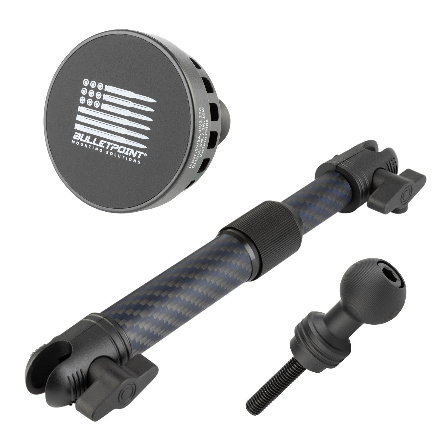 Accessory Ready Grab Bar Threaded 20mm Ball Mount compatible with 2021+ Ford Bronco