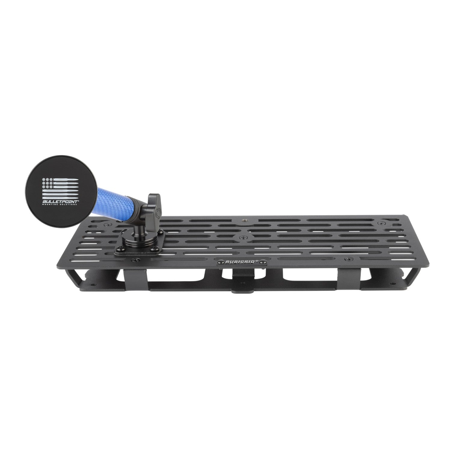 RubiGrid® 2023+ Ford Super Duty Dash Mount Phone + Device Holder with Blue Arms