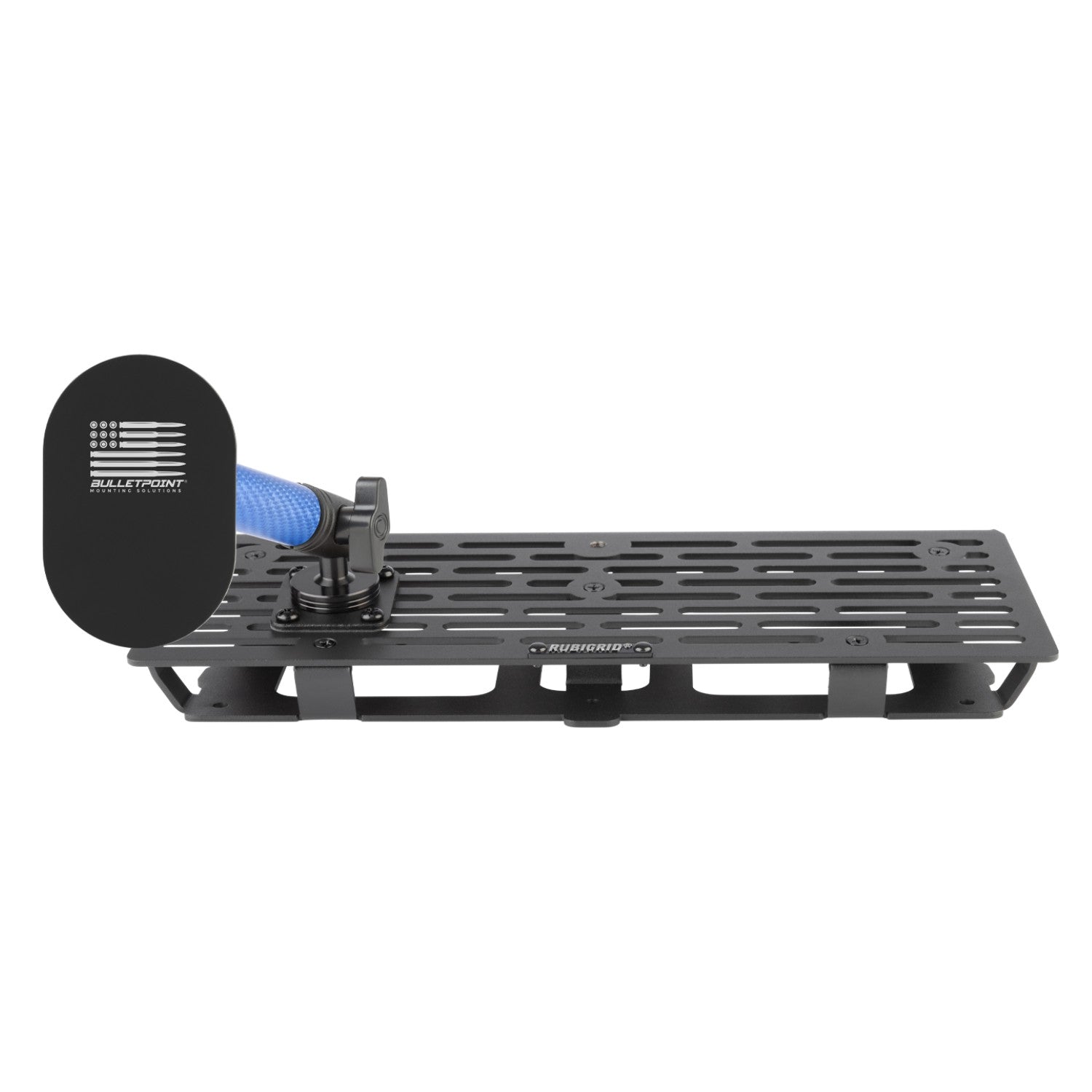 RubiGrid® 2023+ Ford Super Duty Dash Mount Phone + Device Holder with Blue Arms