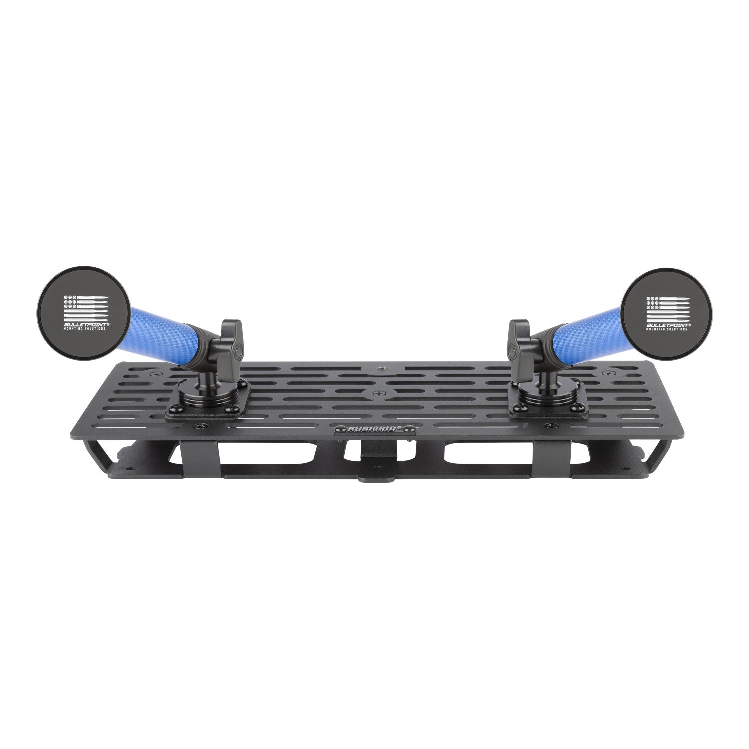 RubiGrid® 2023+ Ford Super Duty Dash Mount Phone + Device Holder with Blue Arms